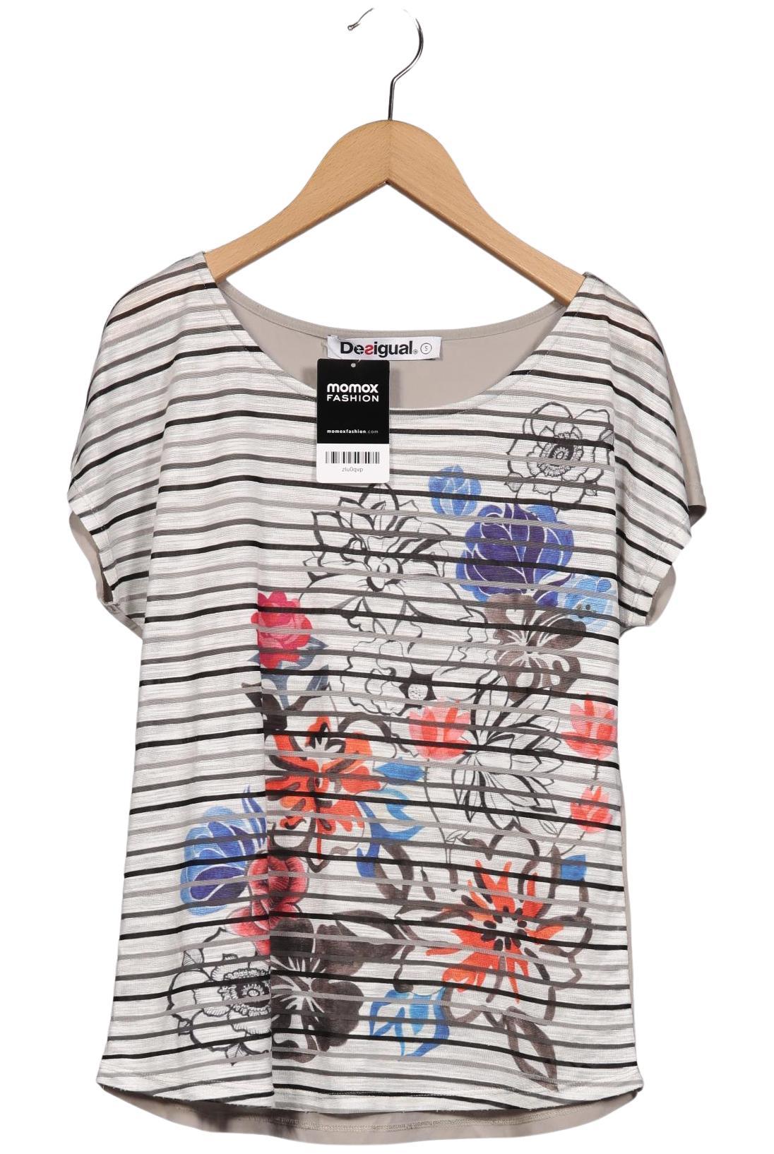 

Desigual Damen T-Shirt, grau, Gr. 36