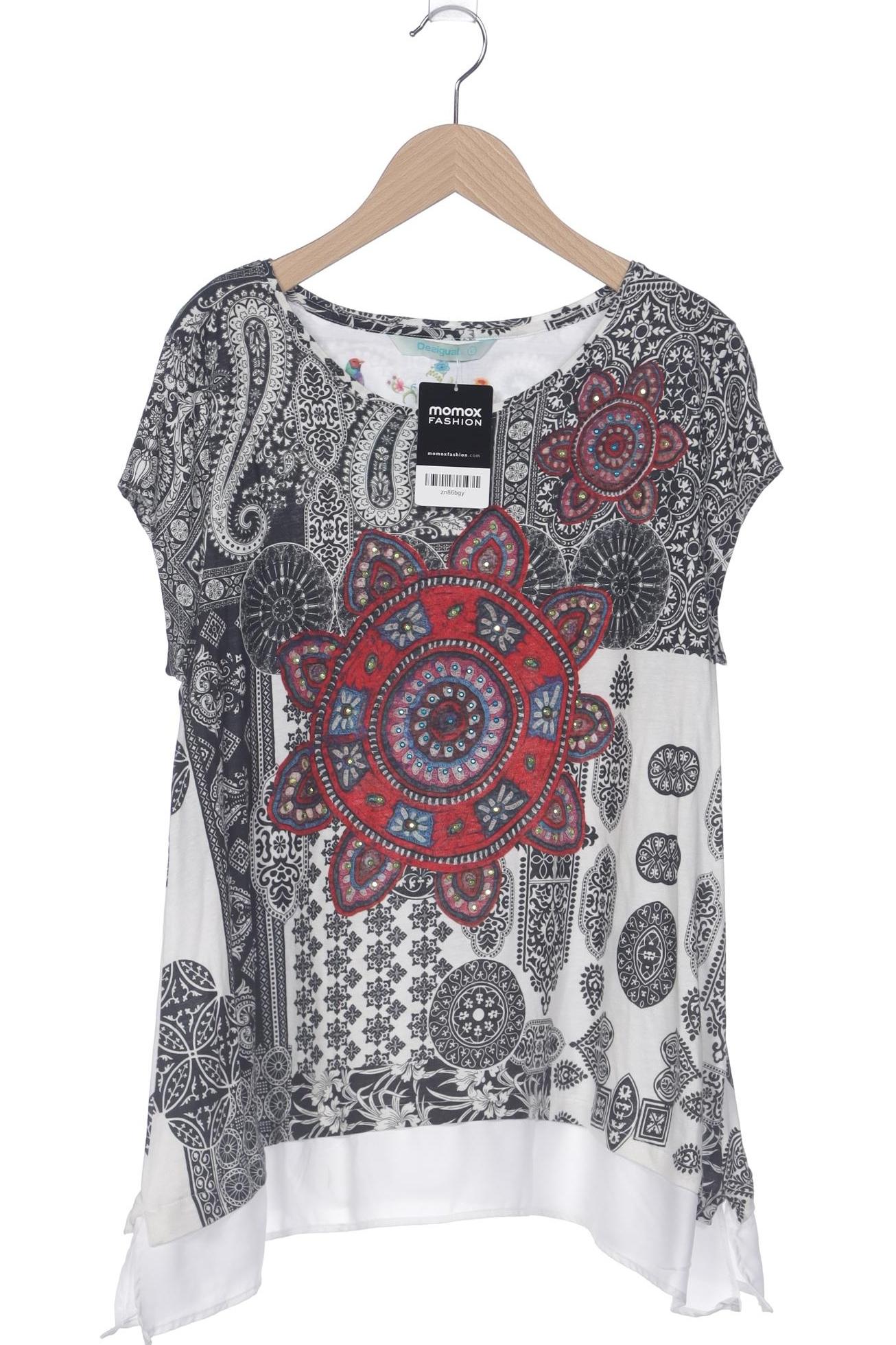 

Desigual Damen T-Shirt, weiß, Gr. 42