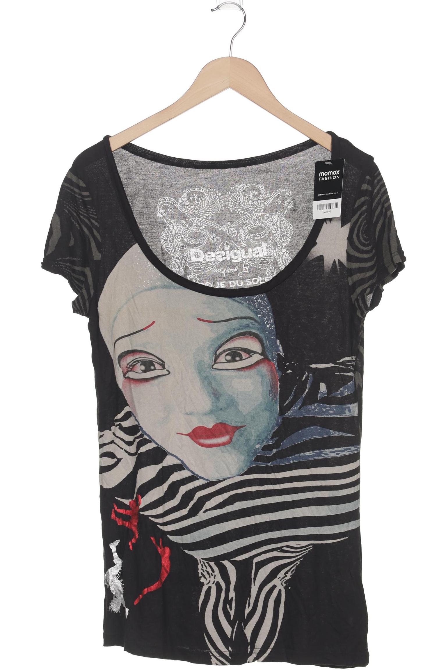 

Desigual Damen T-Shirt, schwarz, Gr. 44