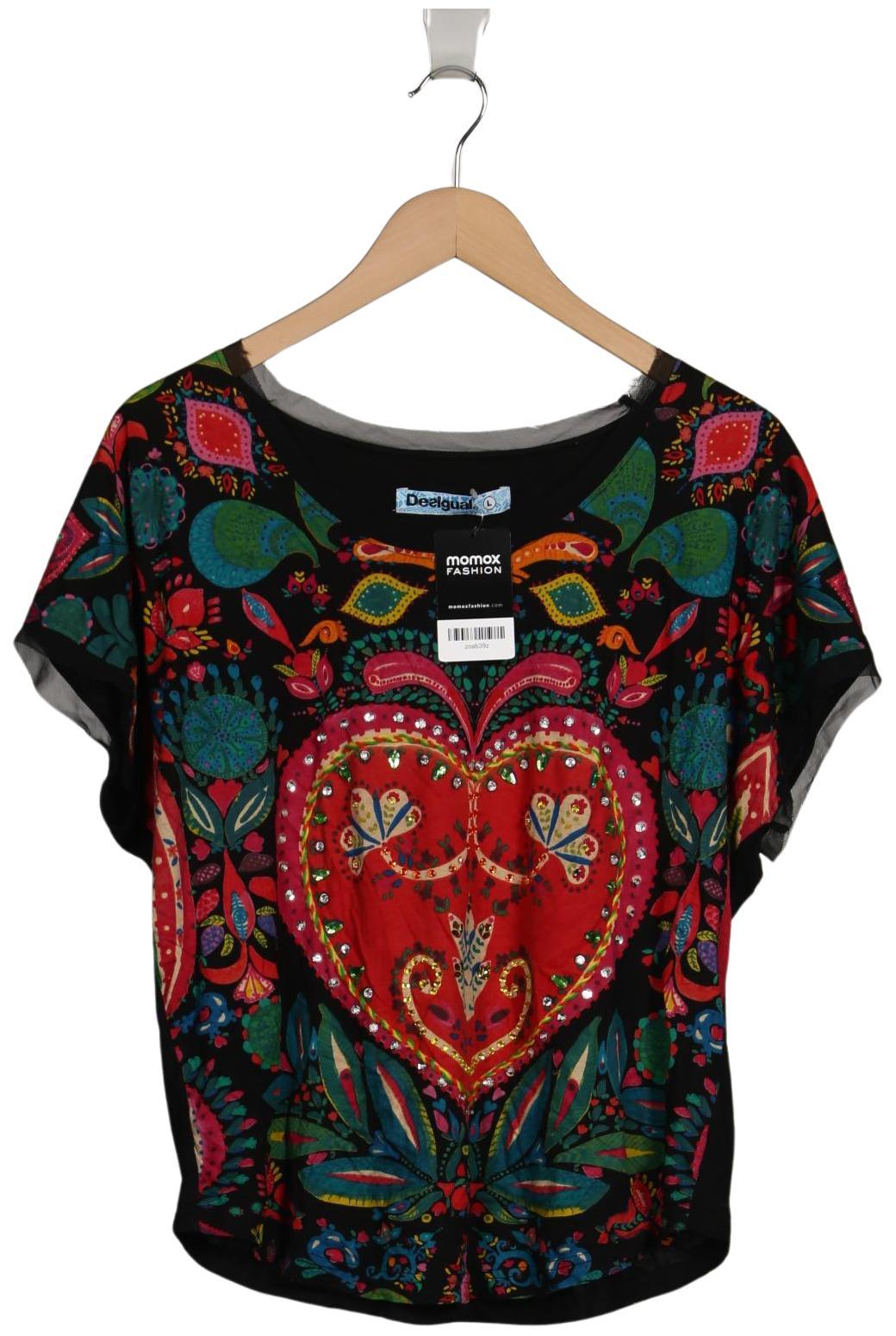 

Desigual Damen T-Shirt, mehrfarbig, Gr. 42