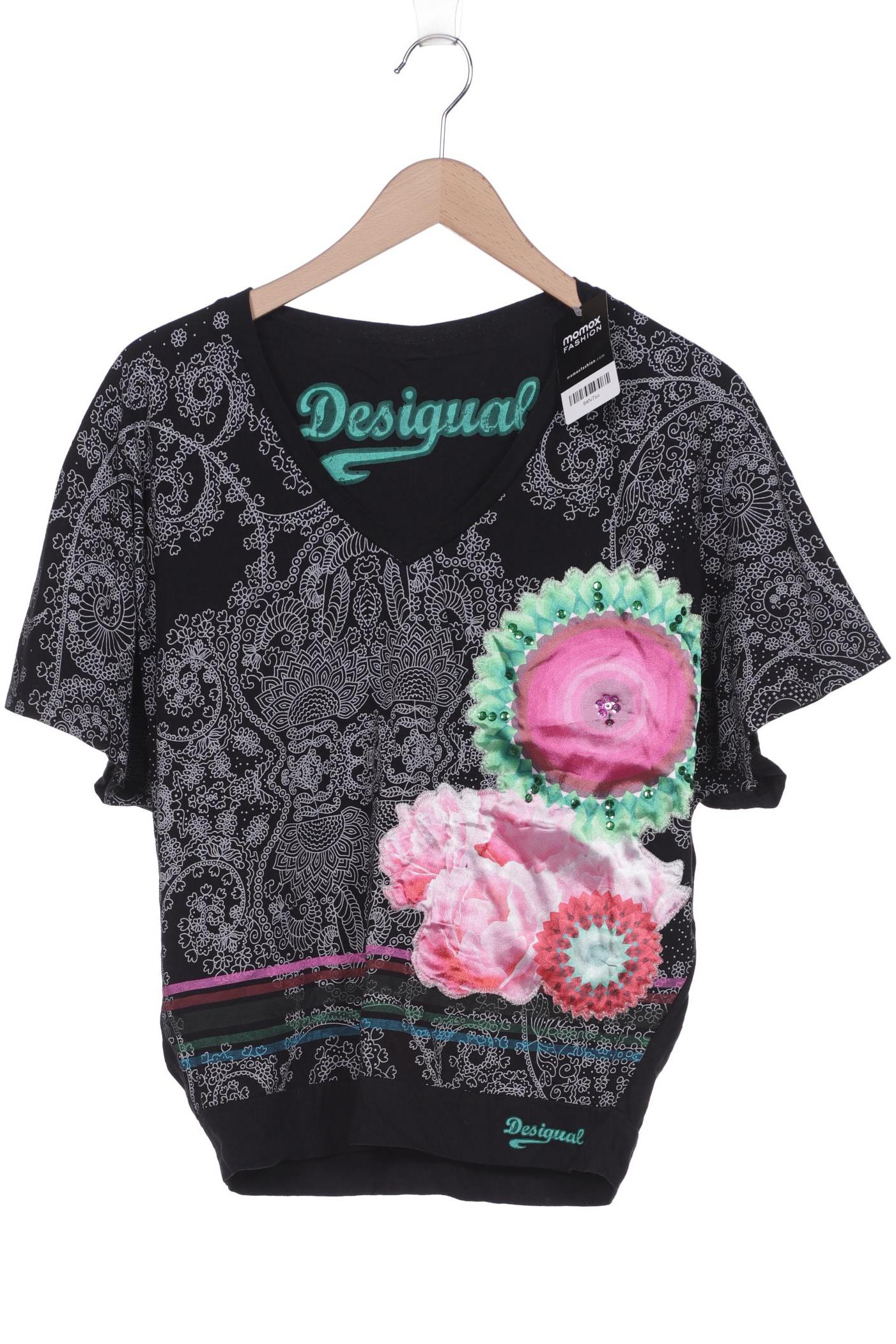 

Desigual Damen T-Shirt, schwarz, Gr. 36