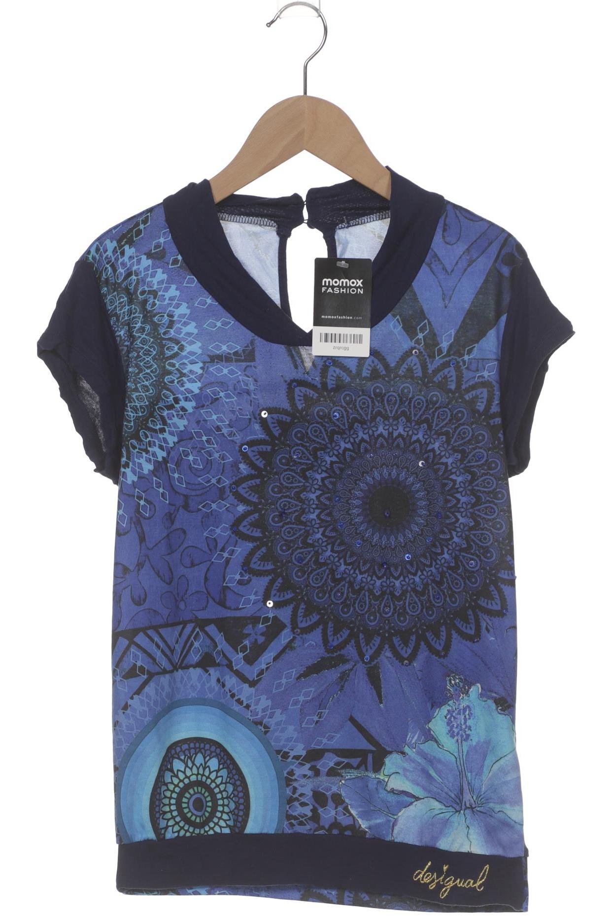 

Desigual Damen T-Shirt, blau, Gr. 36