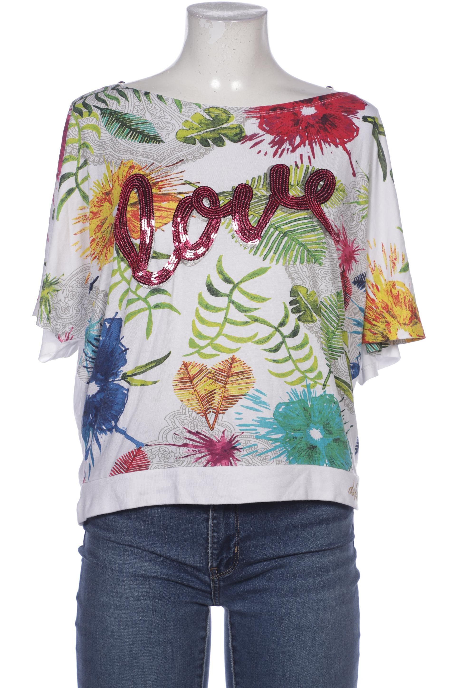

Desigual Damen T-Shirt, weiß, Gr. 42