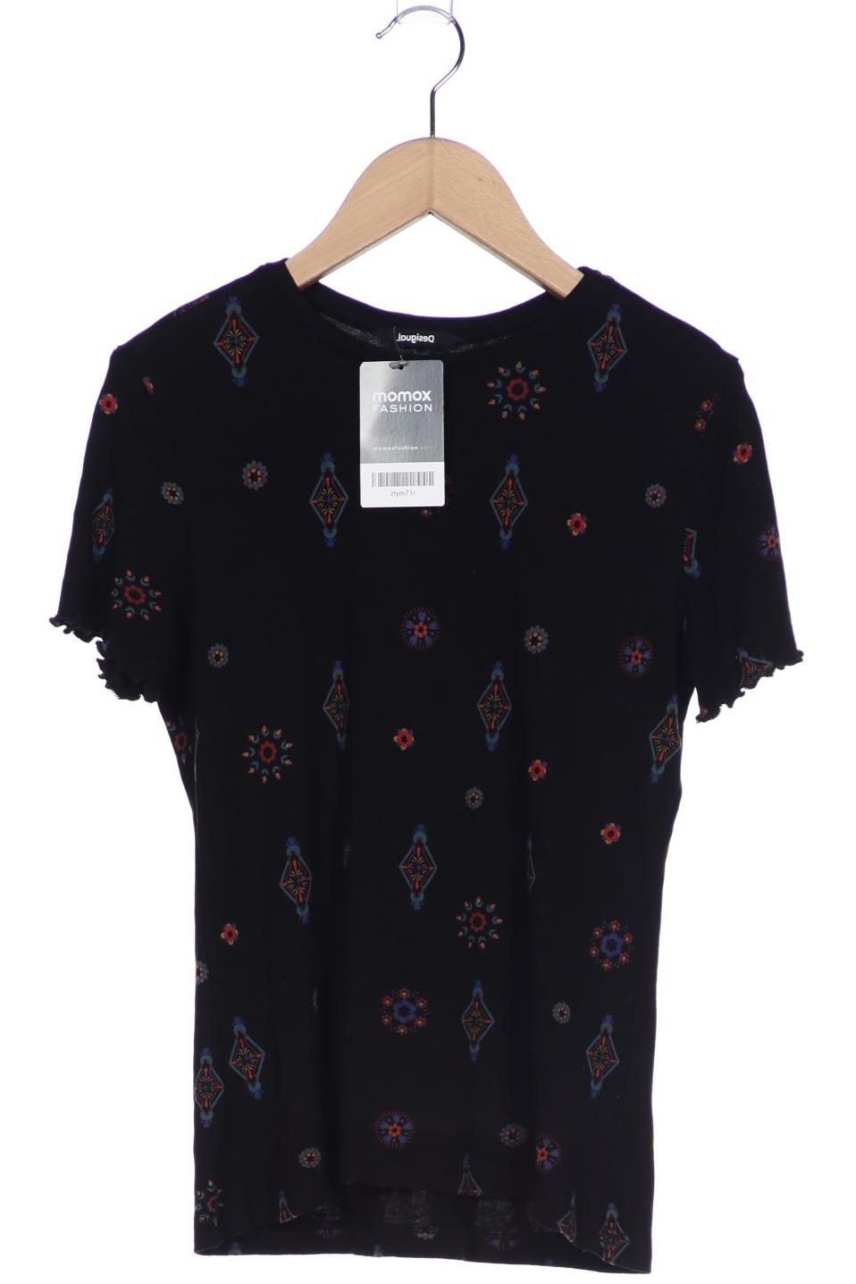 

Desigual Damen T-Shirt, schwarz, Gr. 36