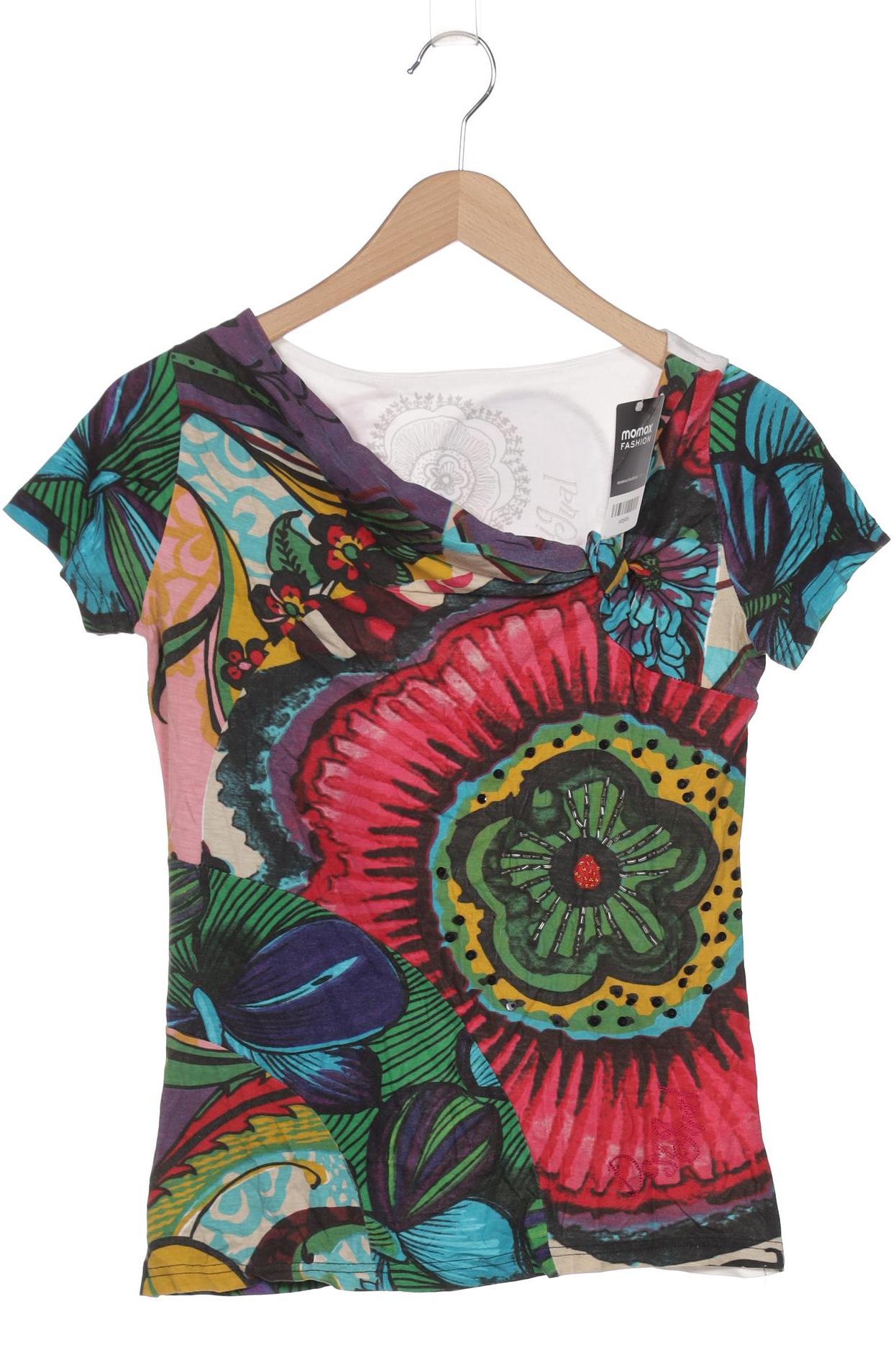 

Desigual Damen T-Shirt, mehrfarbig, Gr. 34
