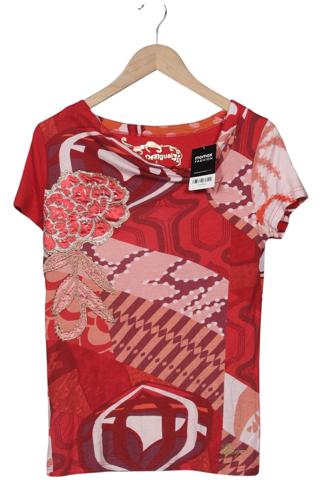 

Desigual Damen T-Shirt, rot, Gr. 42