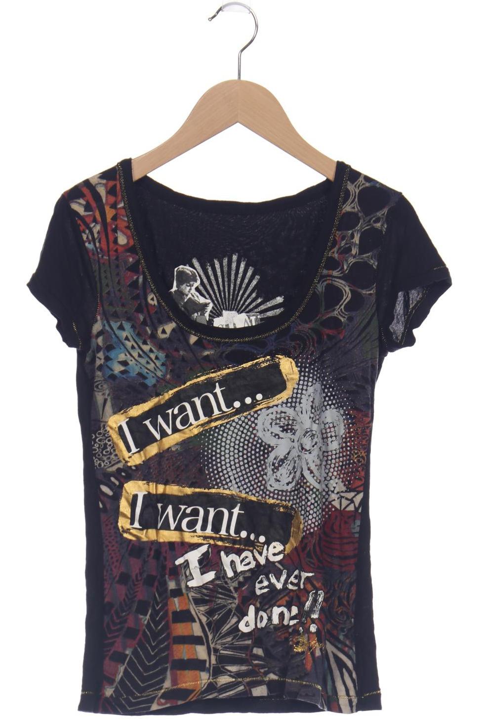 

Desigual Damen T-Shirt, schwarz