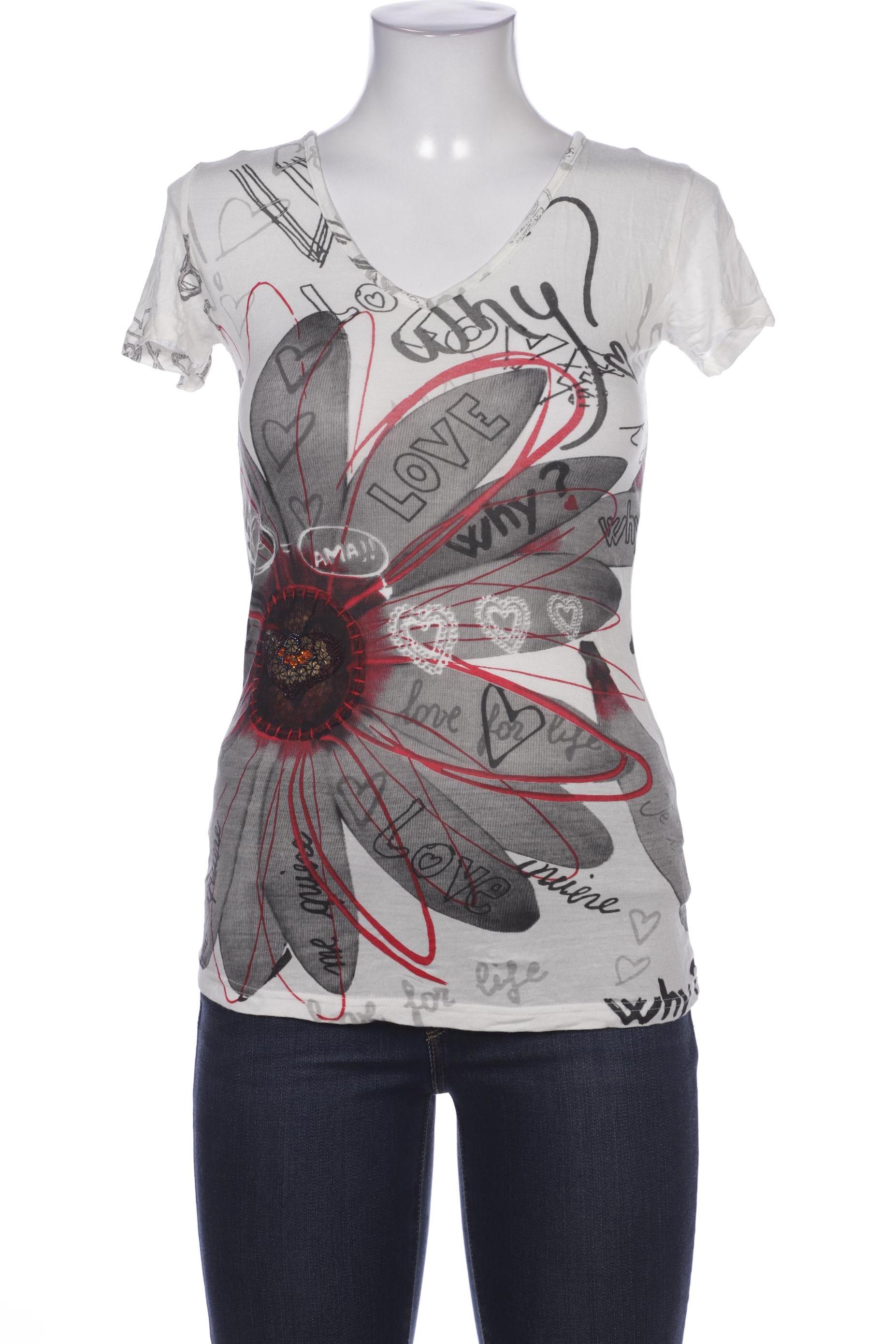 

Desigual Damen T-Shirt, weiß, Gr. 38