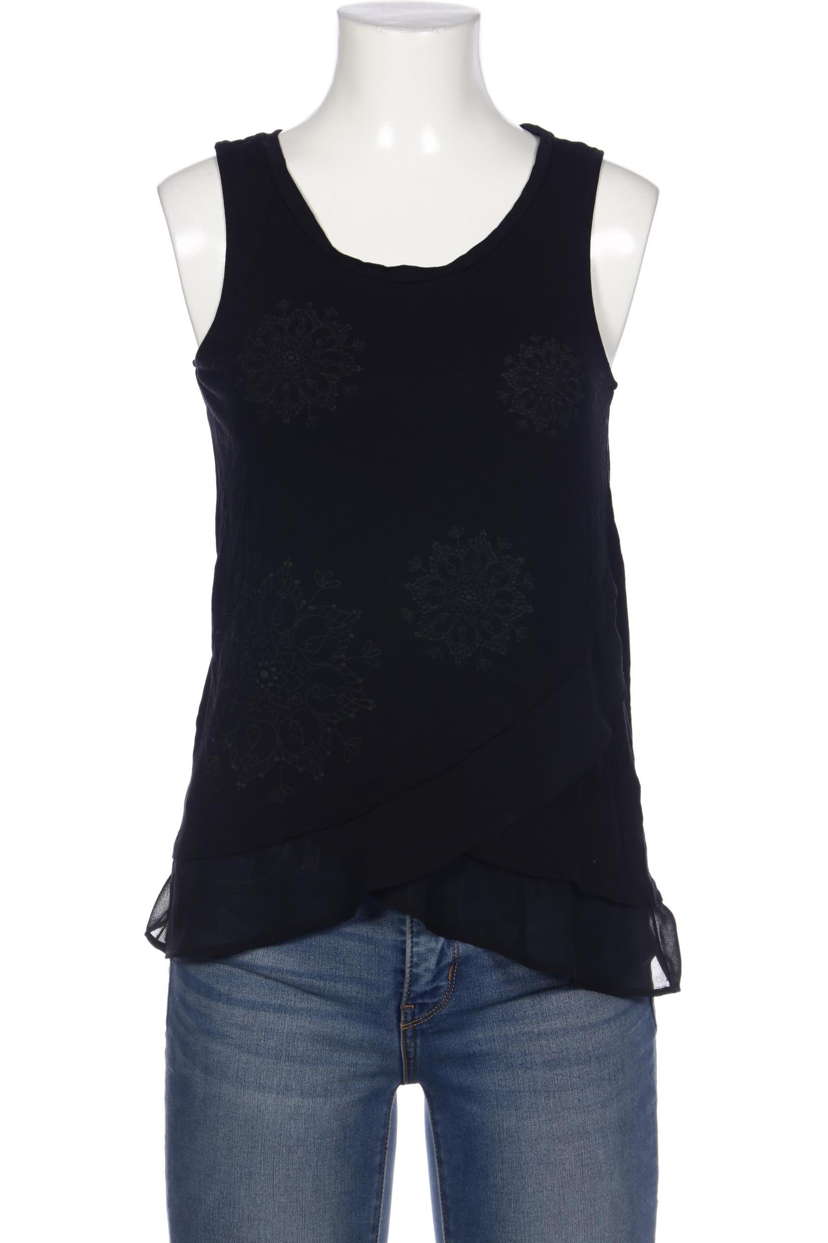 

Desigual Damen Top, schwarz, Gr. 36