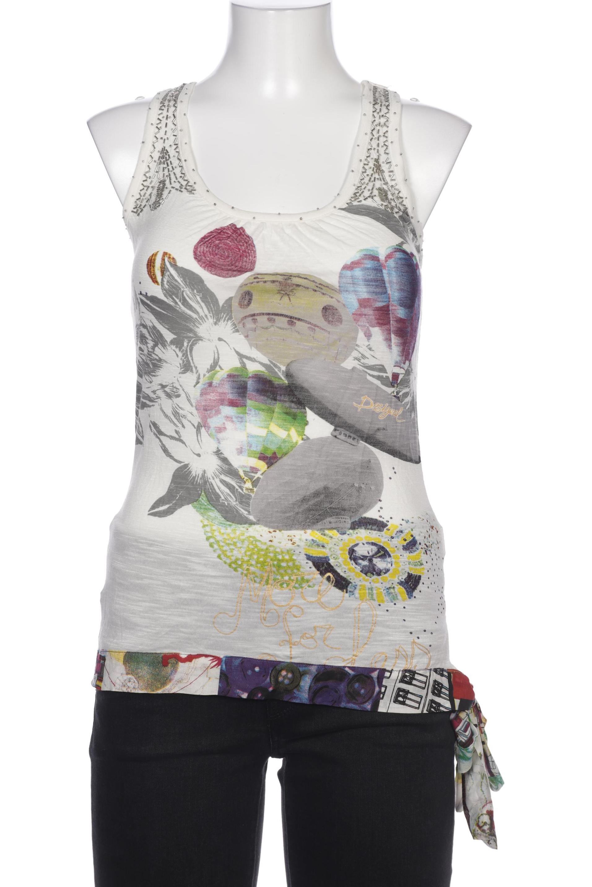 

Desigual Damen Top, cremeweiß