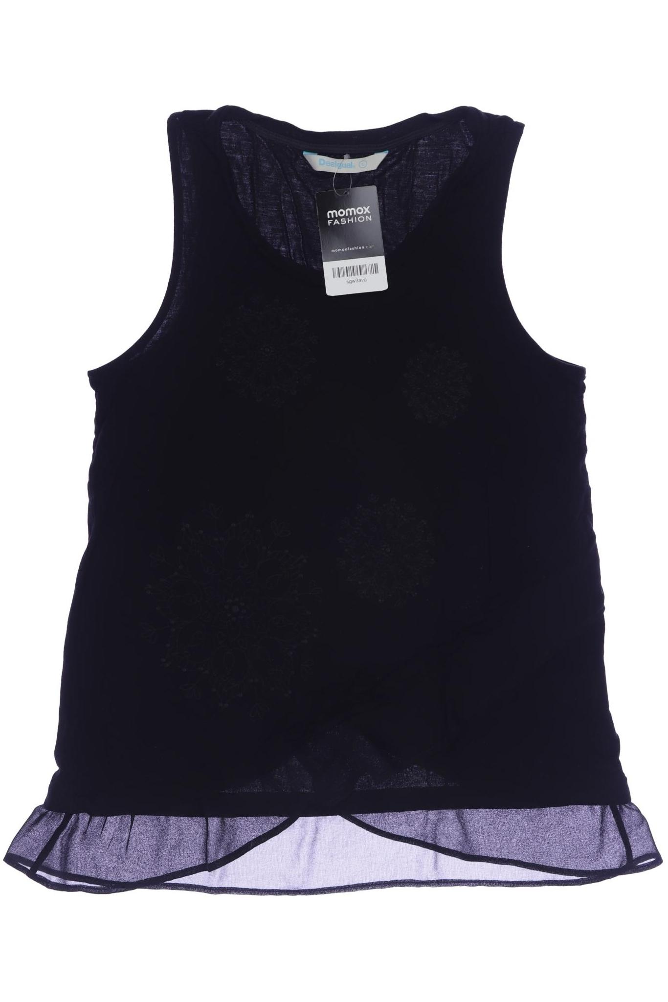 

Desigual Damen Top, schwarz, Gr. 42