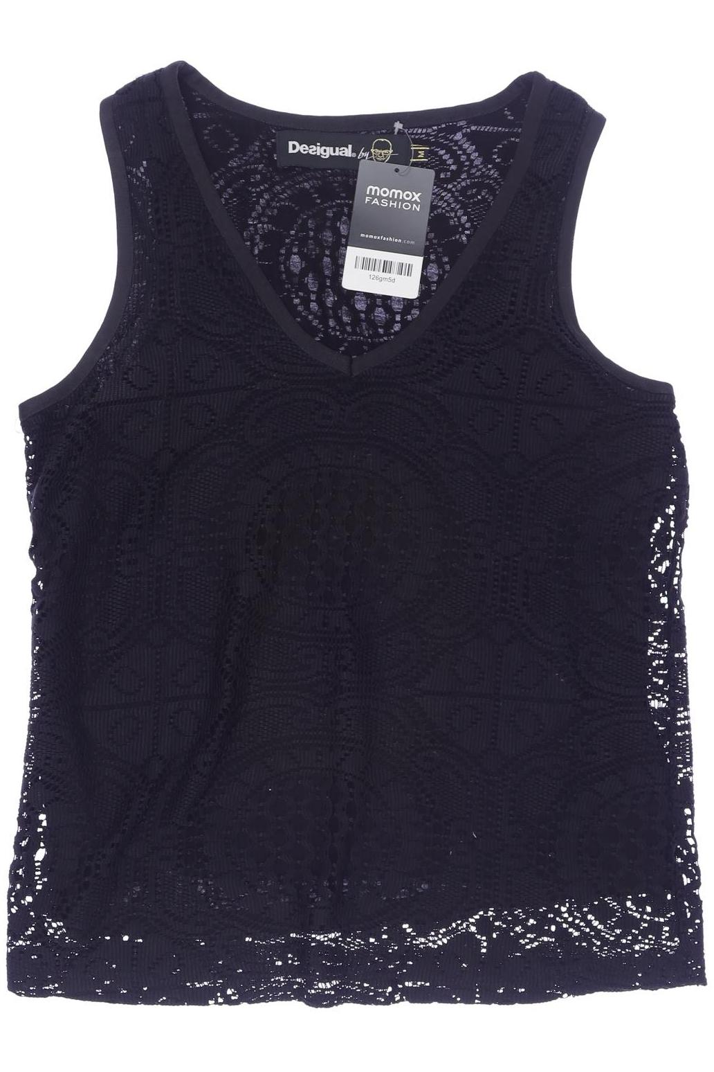 

Desigual Damen Top, schwarz, Gr. 38