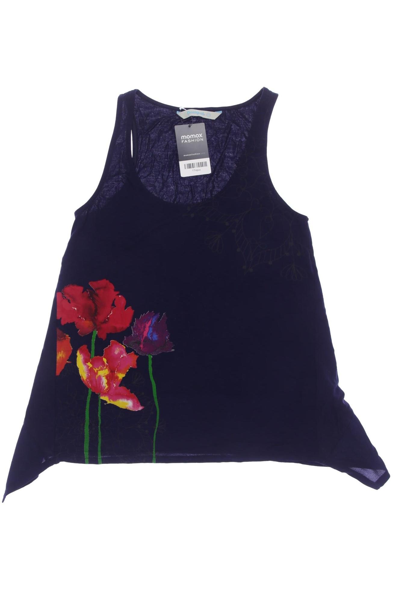 

Desigual Damen Top, marineblau, Gr. 34