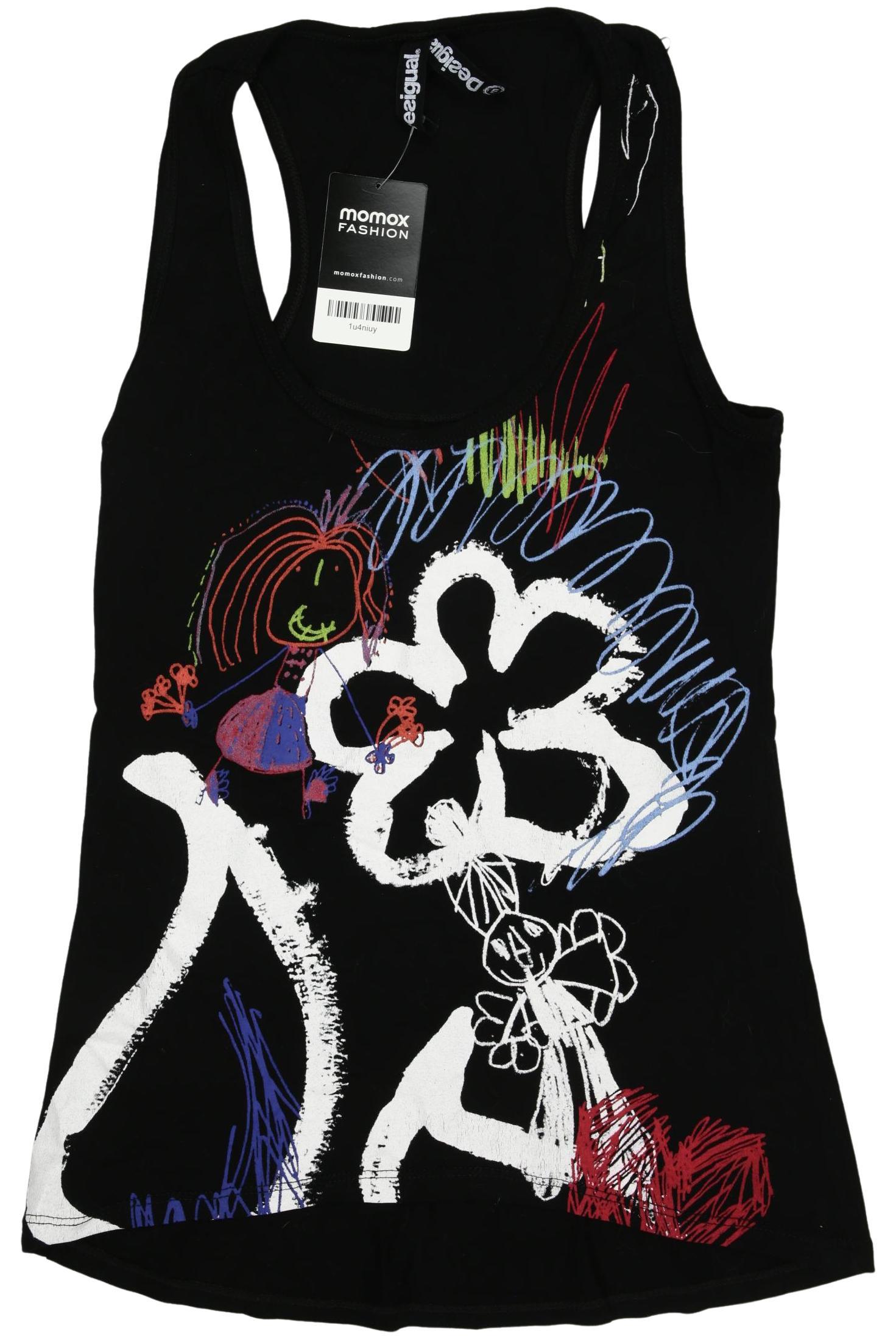 

Desigual Damen Top, schwarz, Gr. 38