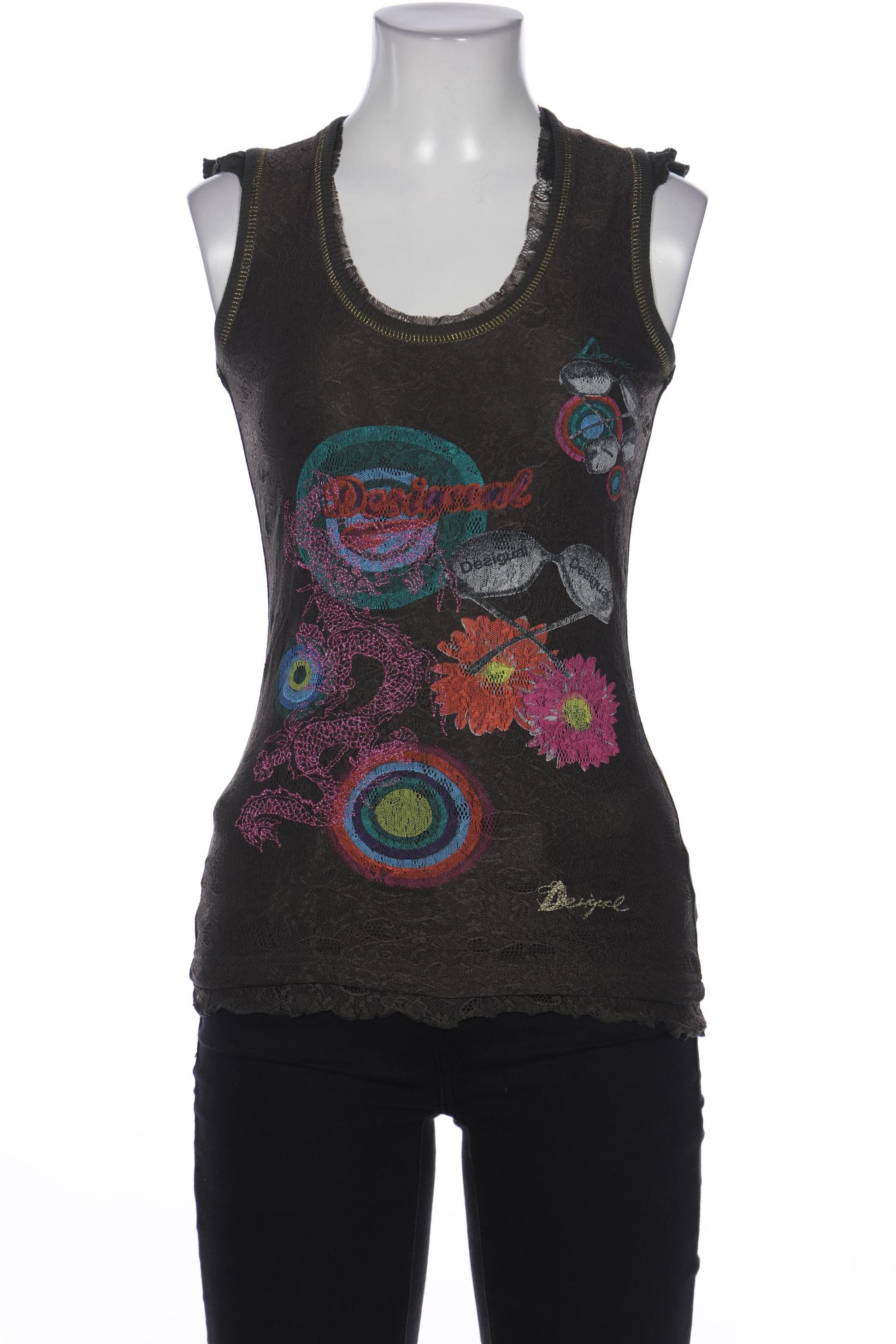 

Desigual Damen Top, braun, Gr. 34
