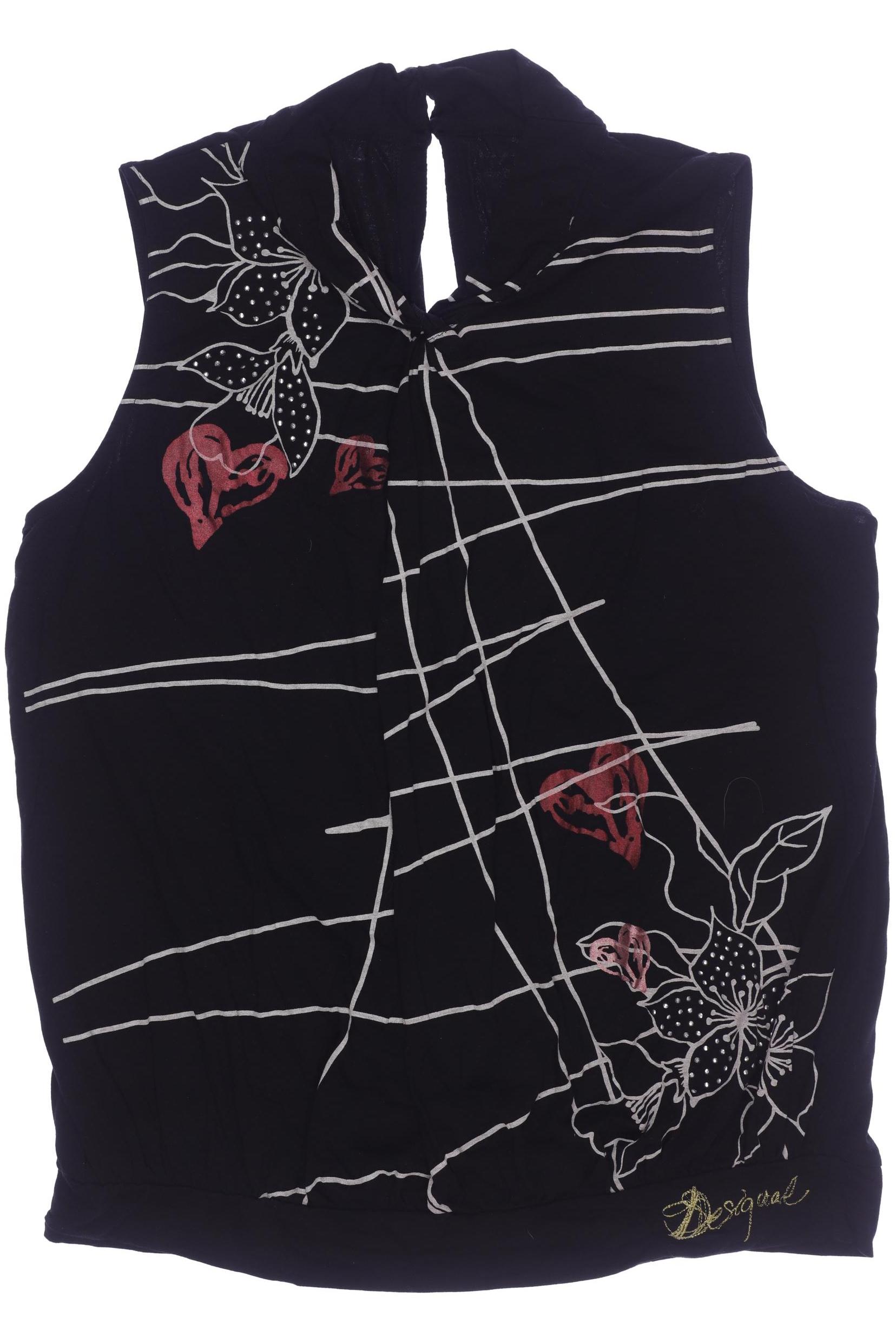

Desigual Damen Top, schwarz, Gr. 44