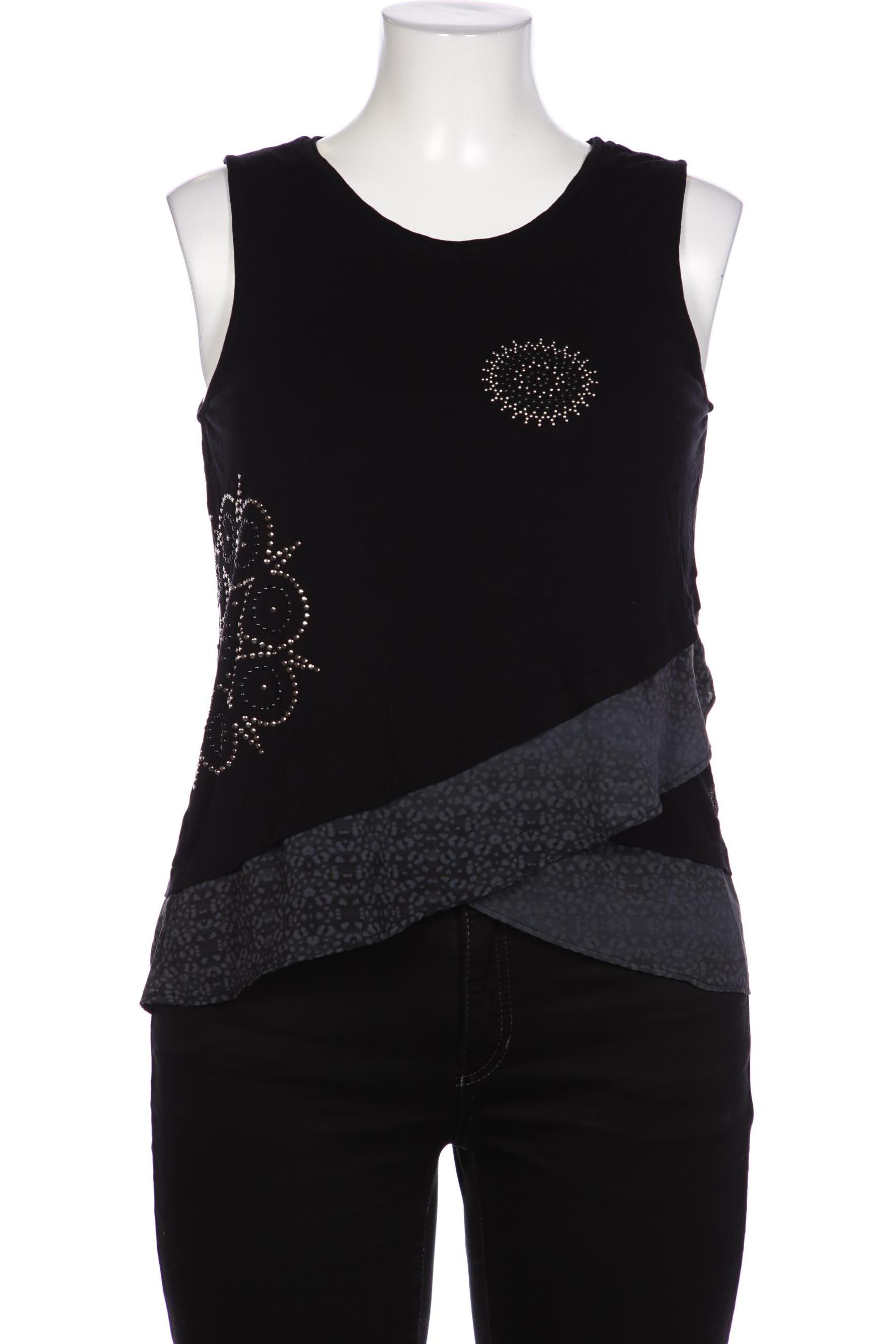 

Desigual Damen Top, schwarz, Gr. 44
