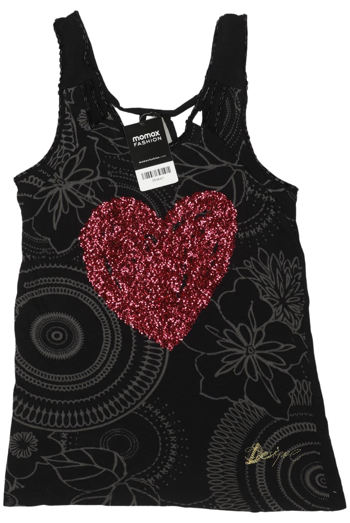 

Desigual Damen Top, schwarz, Gr. 36