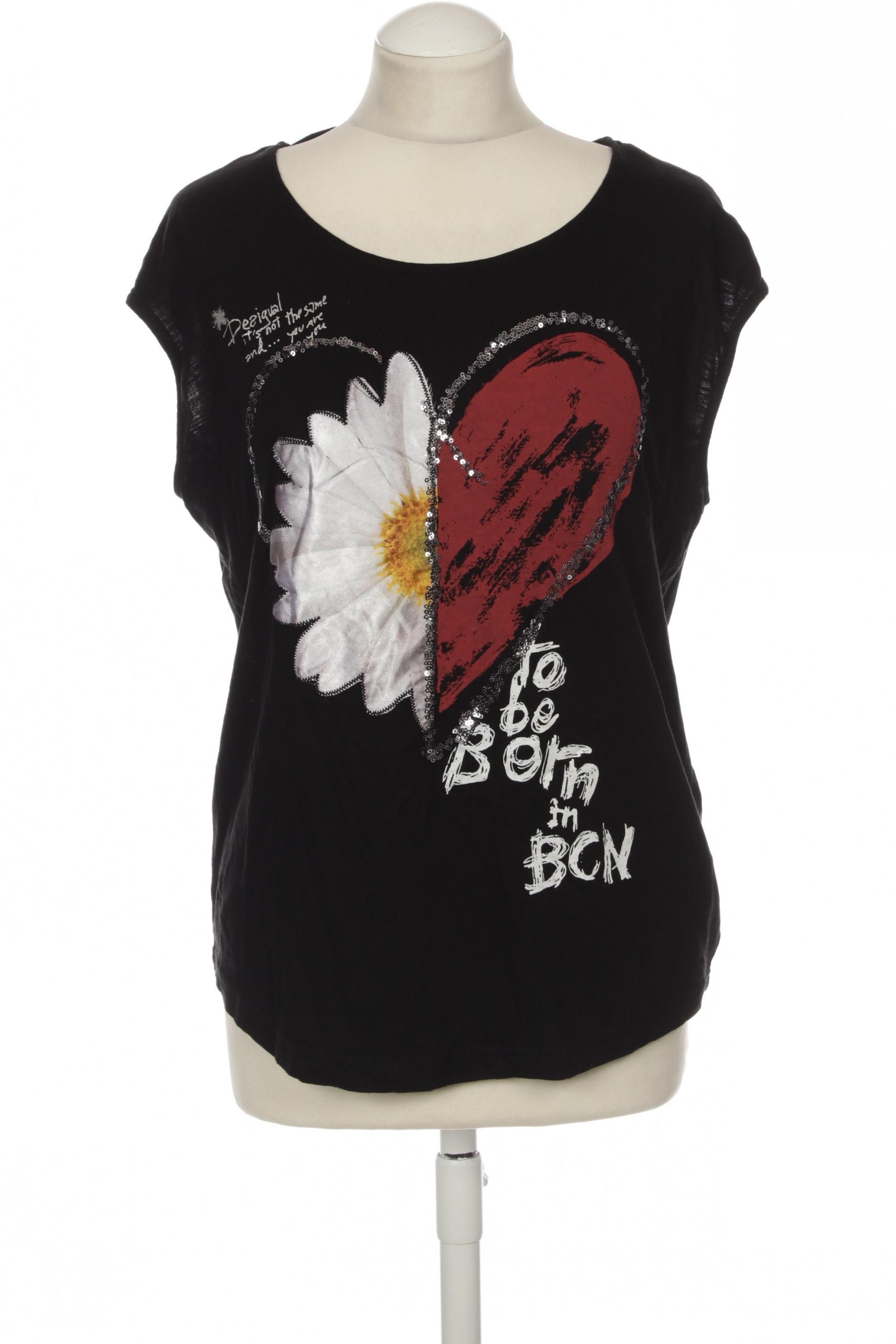 

Desigual Damen Top, schwarz, Gr.