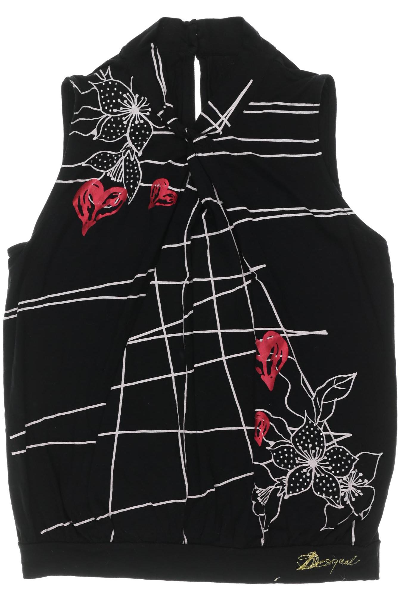 

Desigual Damen Top, schwarz, Gr. 42