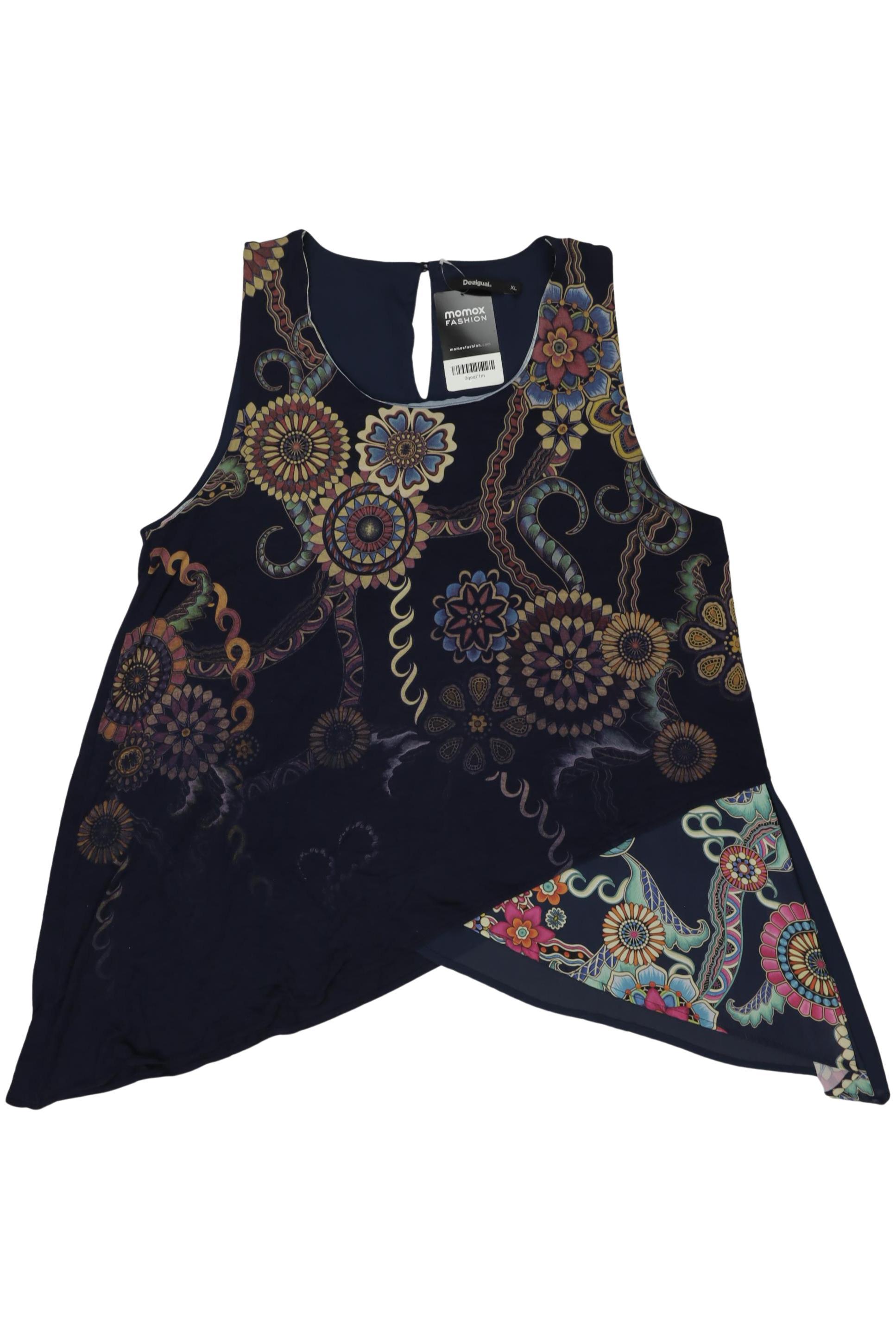 

Desigual Damen Top, marineblau, Gr. 44