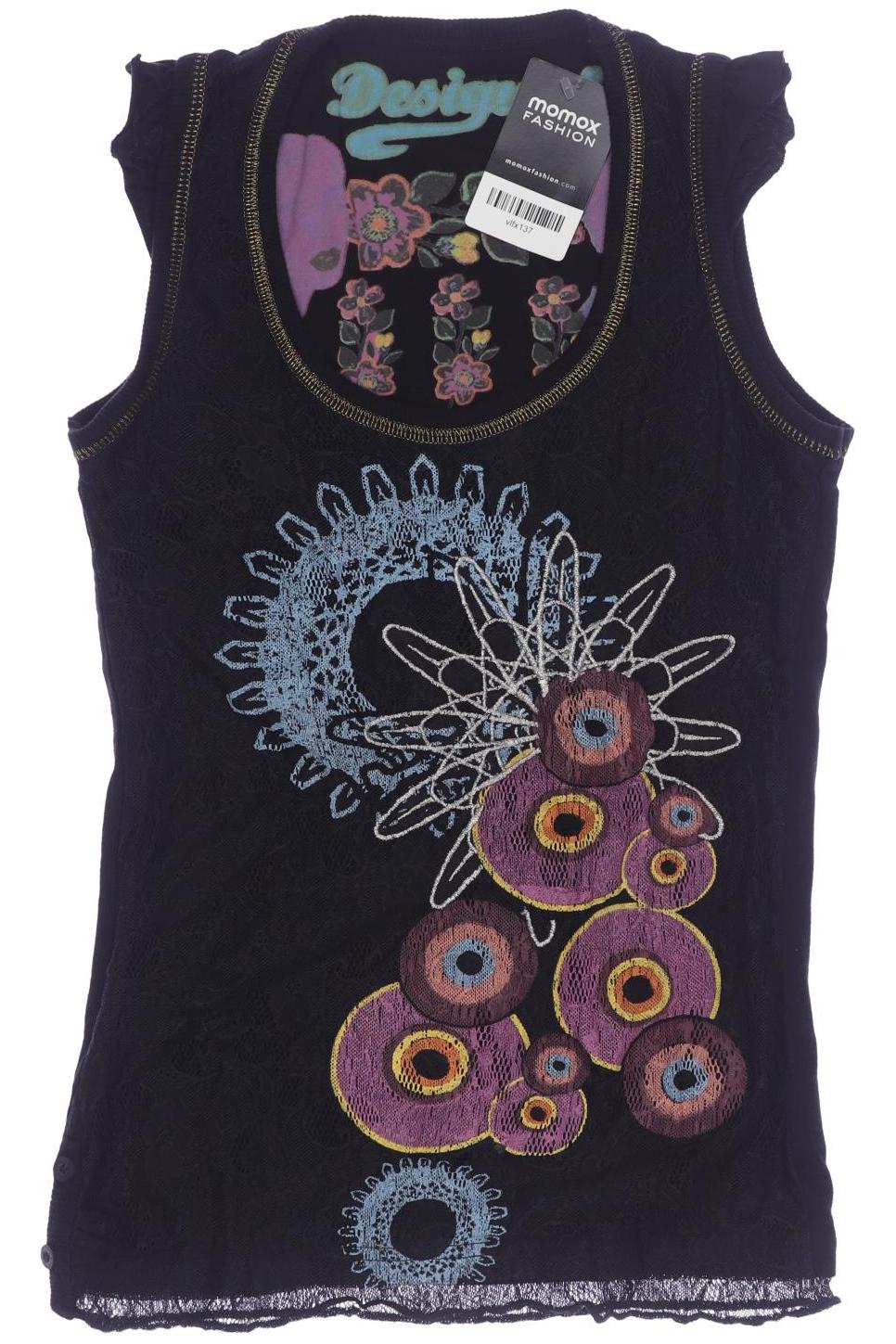 

Desigual Damen Top, schwarz, Gr. 36