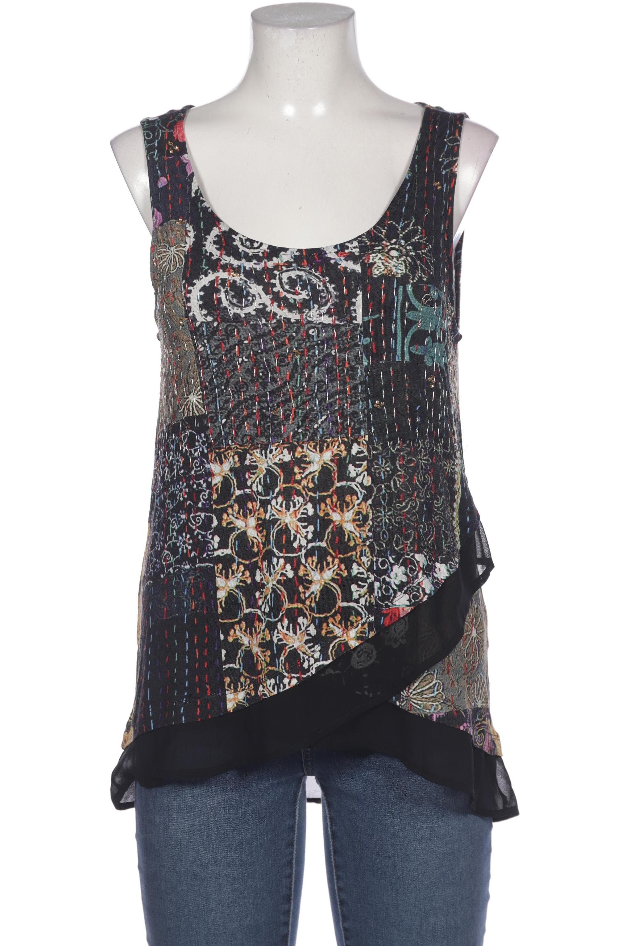 

Desigual Damen Top, schwarz, Gr. 42