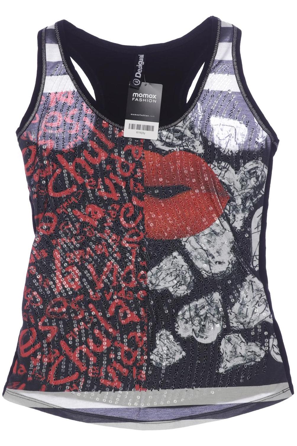 

Desigual Damen Top, schwarz, Gr. 38