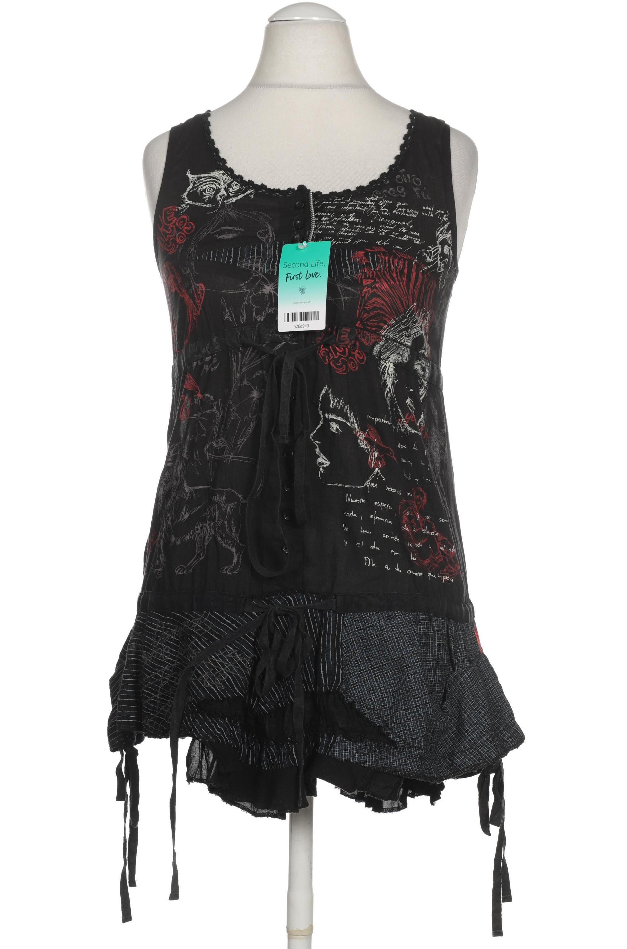 

Desigual Damen Top, schwarz, Gr.