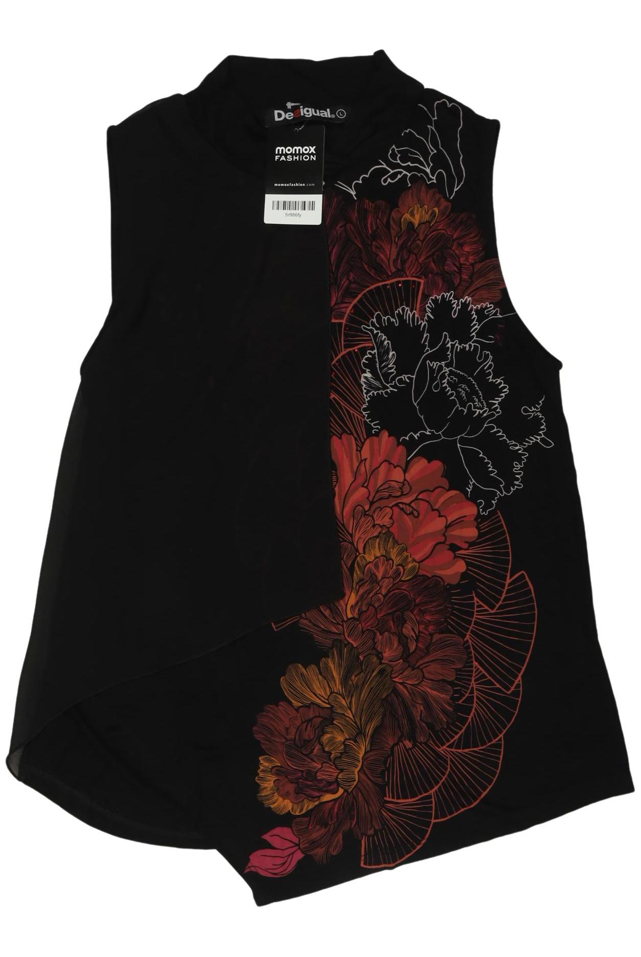 

Desigual Damen Top, schwarz, Gr. 42