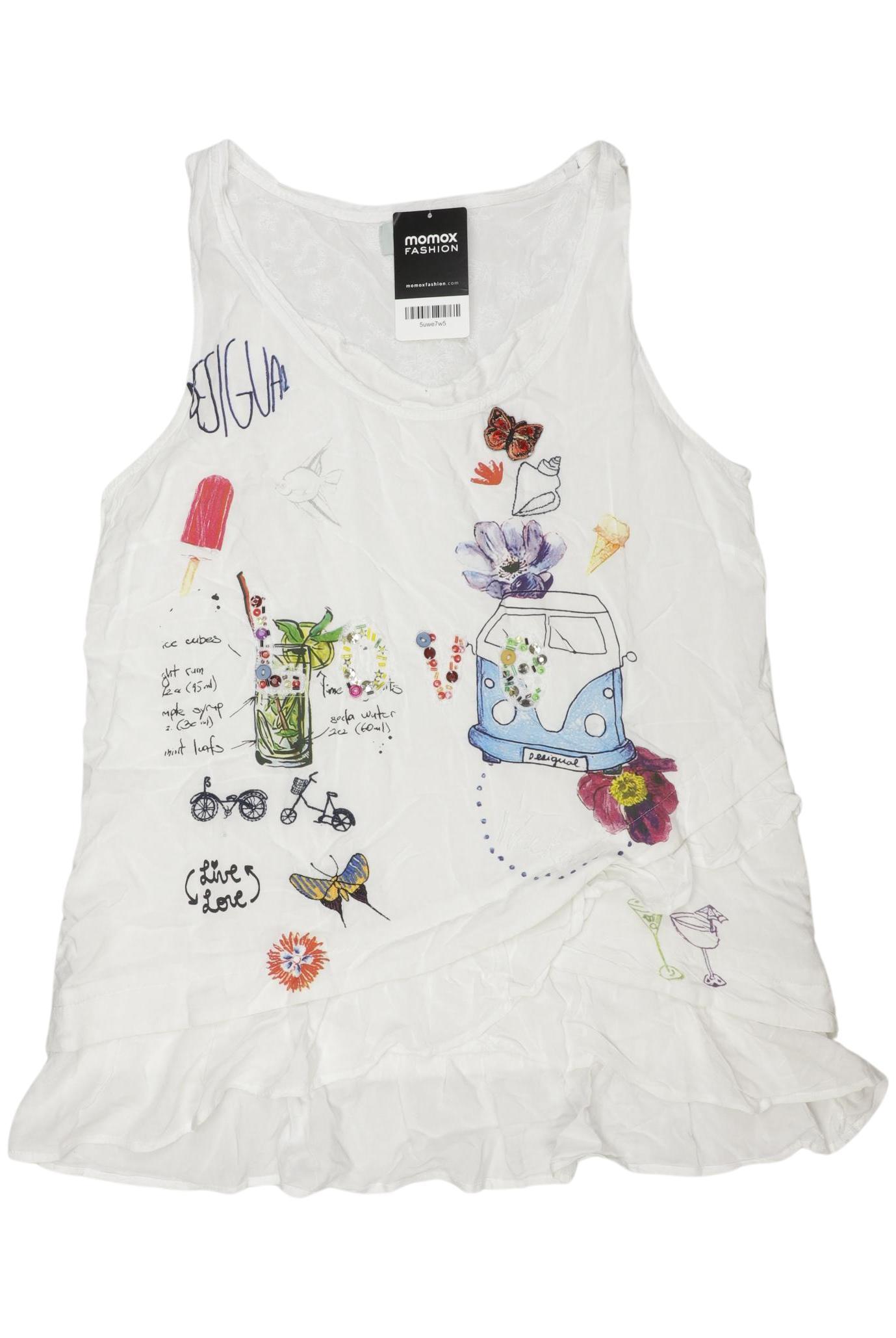 

Desigual Damen Top, weiß, Gr. 38