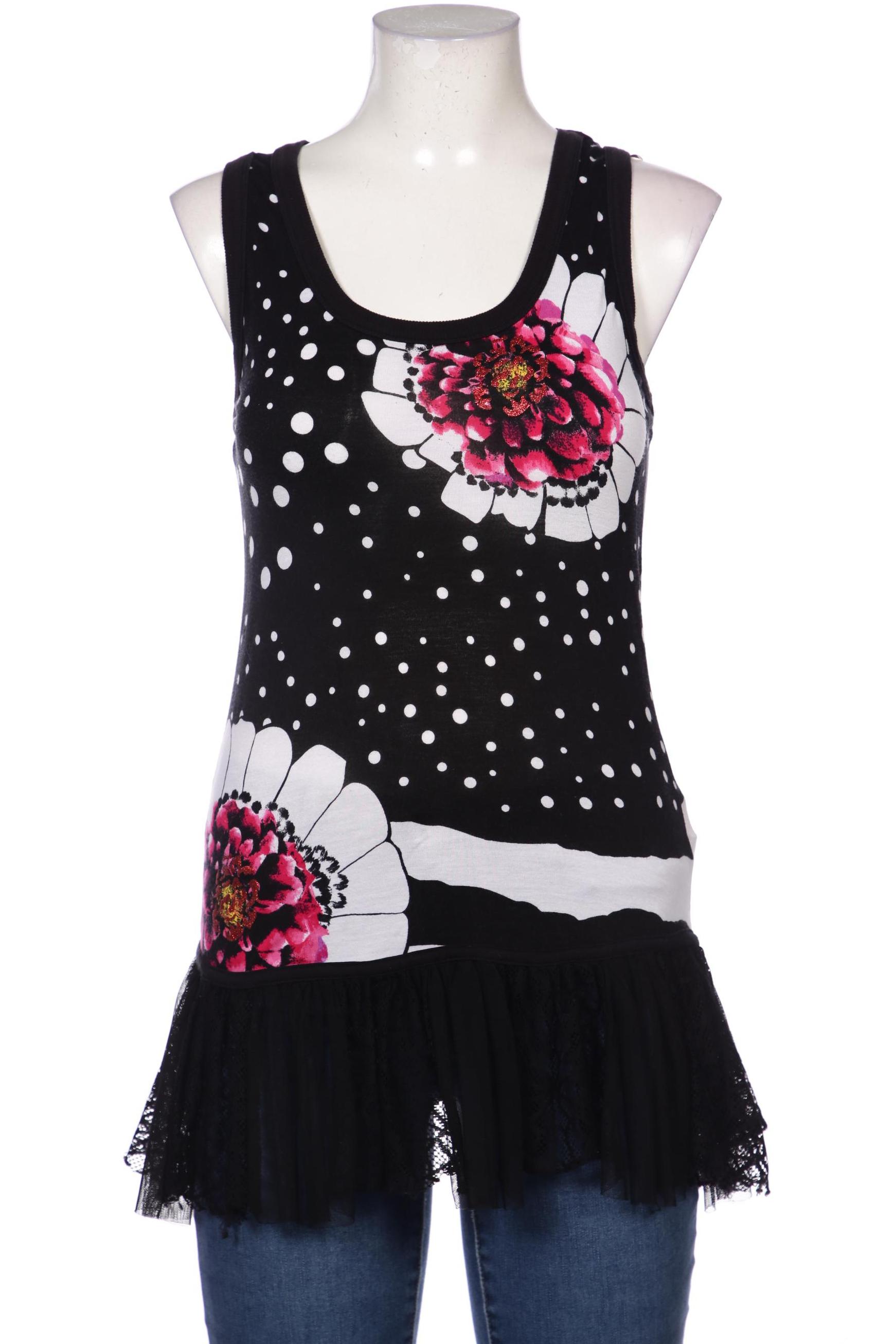 

Desigual Damen Top, schwarz, Gr. 42