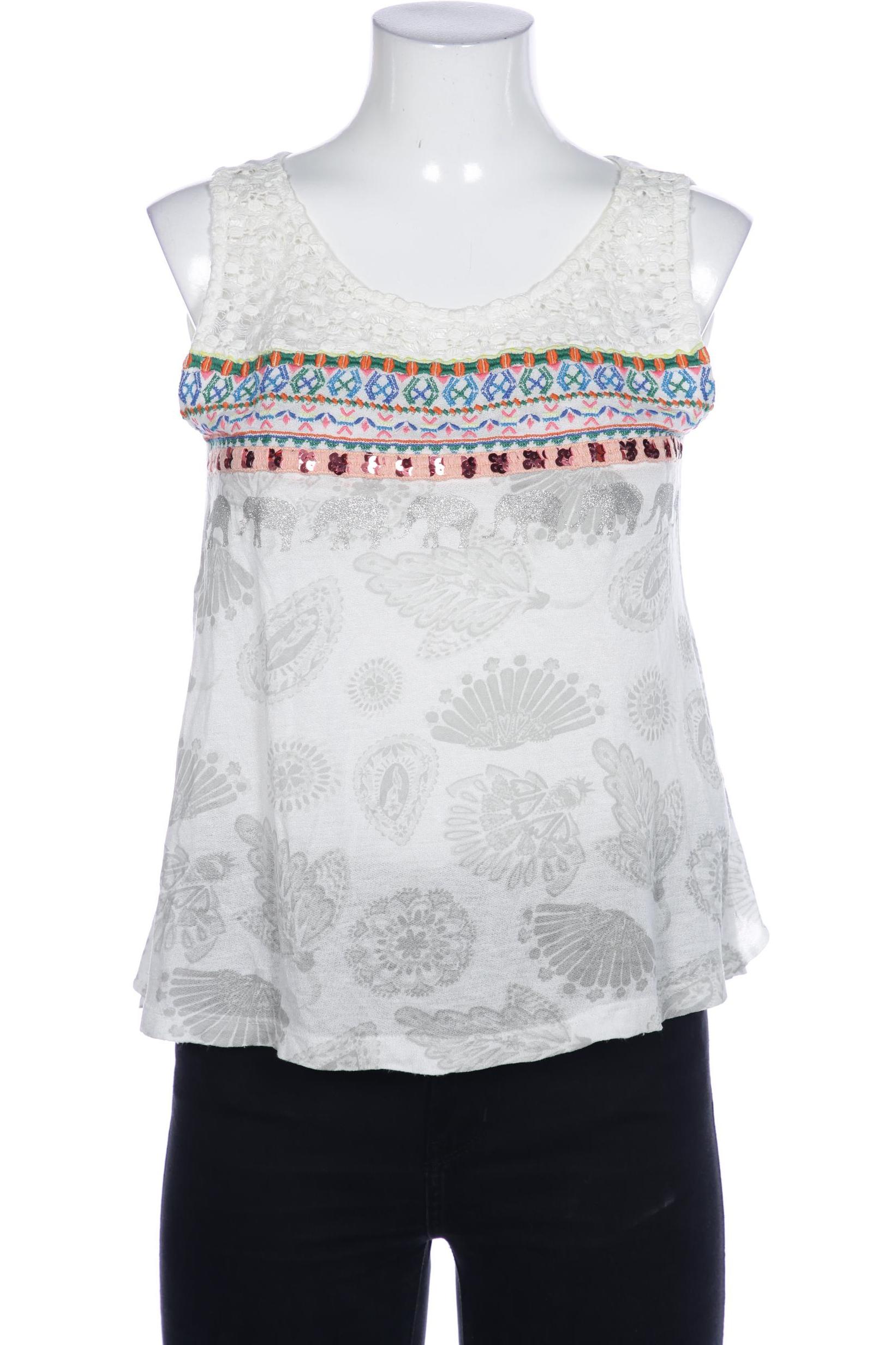 

Desigual Damen Top, cremeweiß