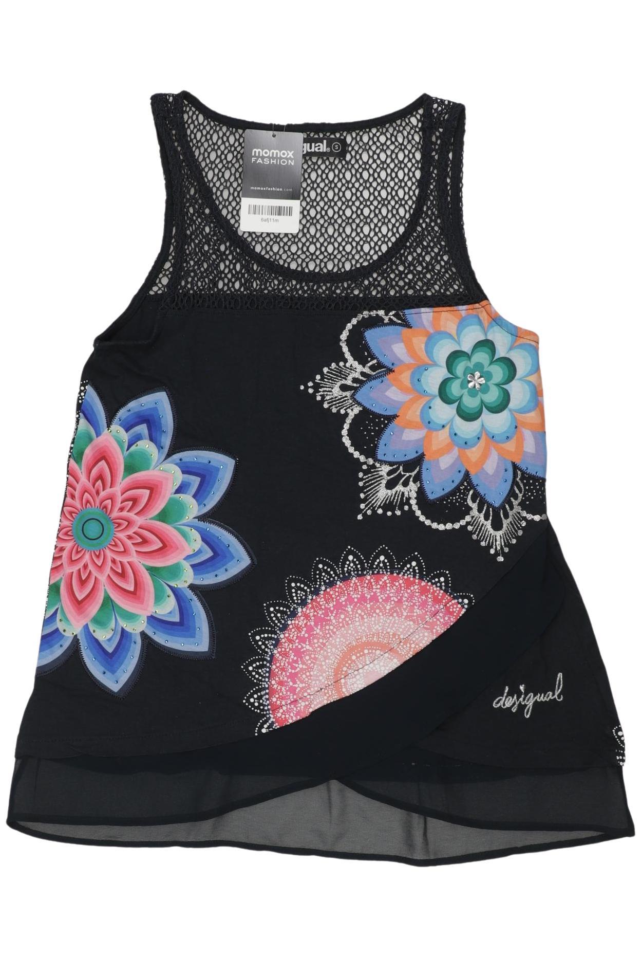 

Desigual Damen Top, marineblau, Gr. 36