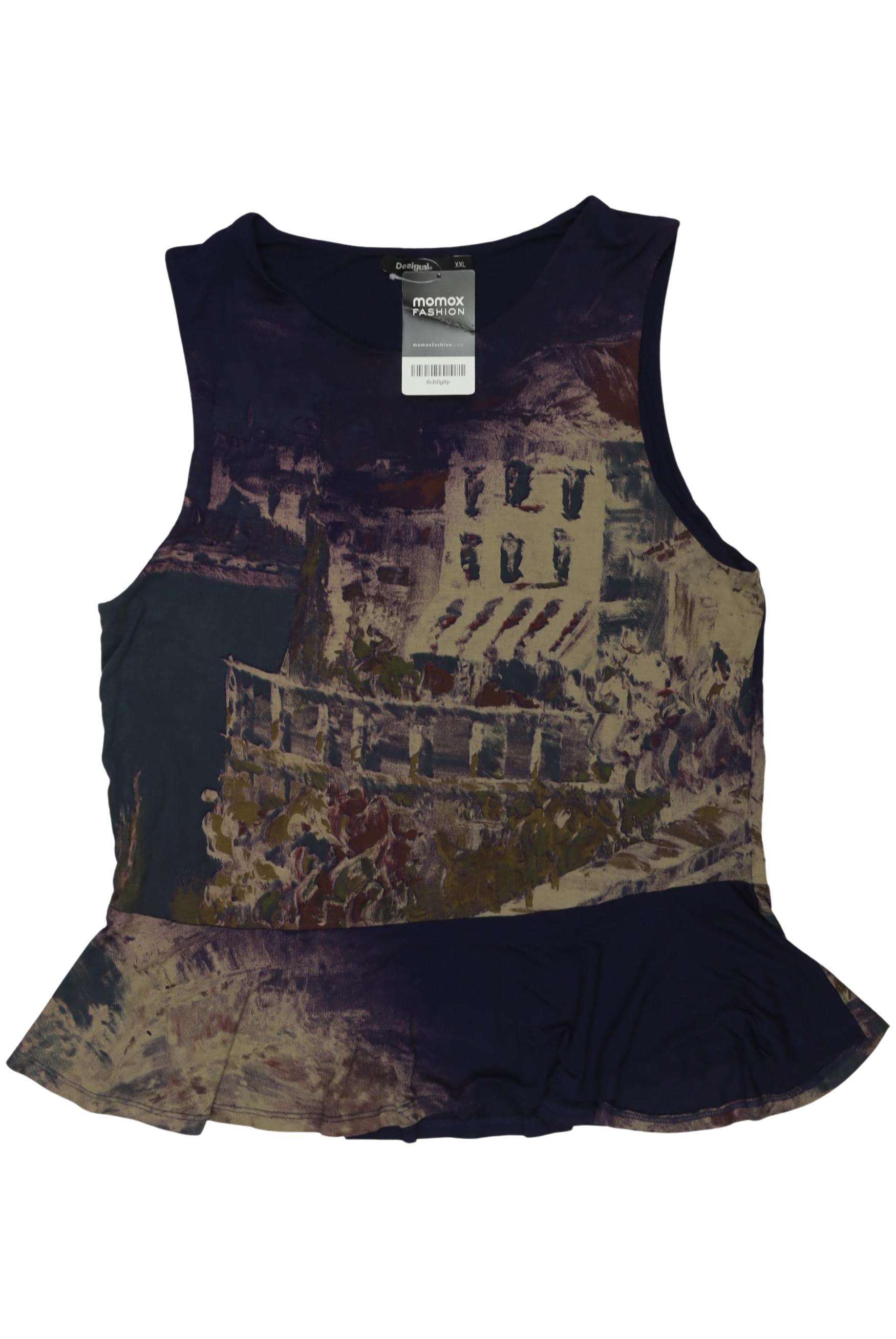 

Desigual Damen Top, marineblau, Gr. 46