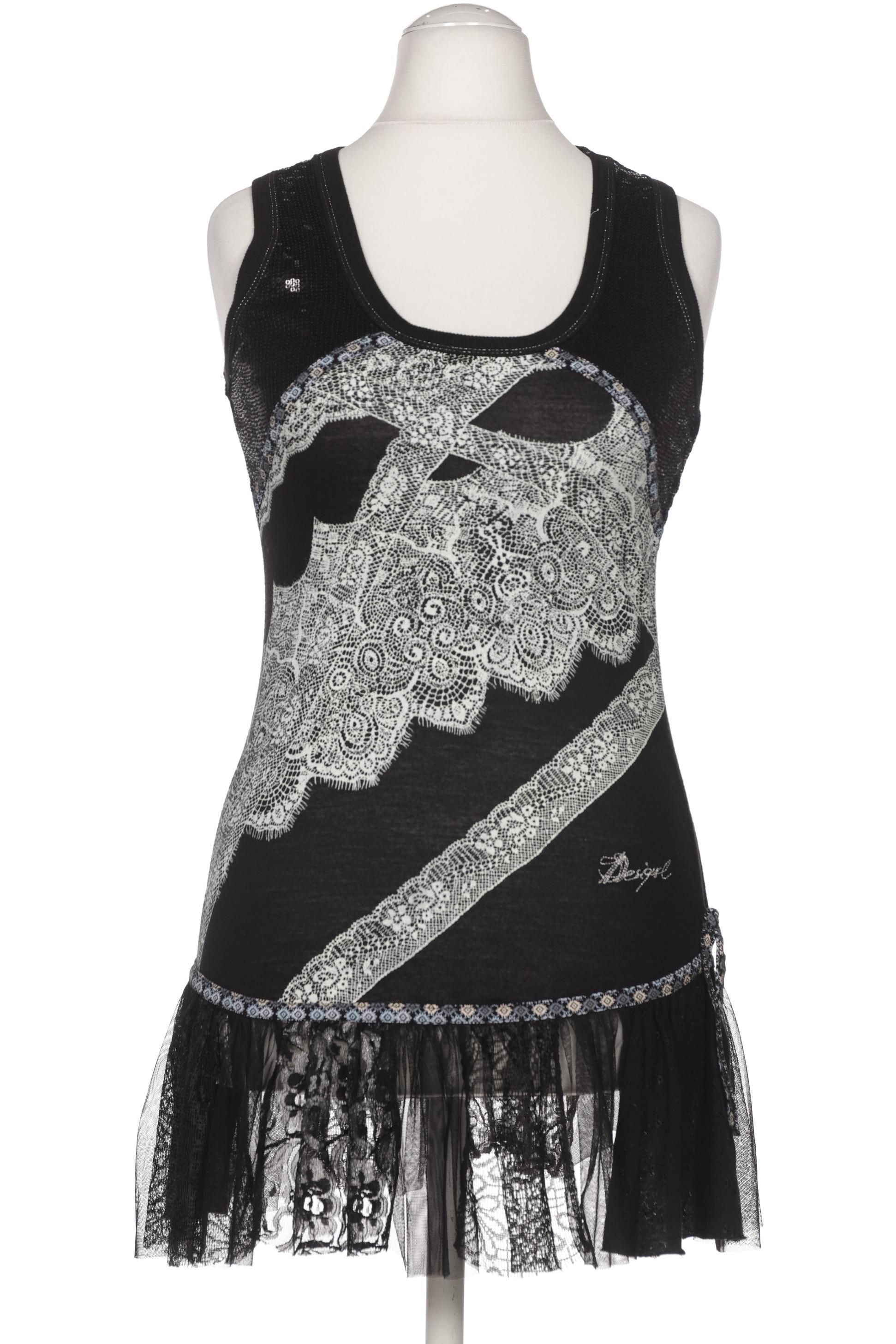 

Desigual Damen Top, schwarz, Gr. 38