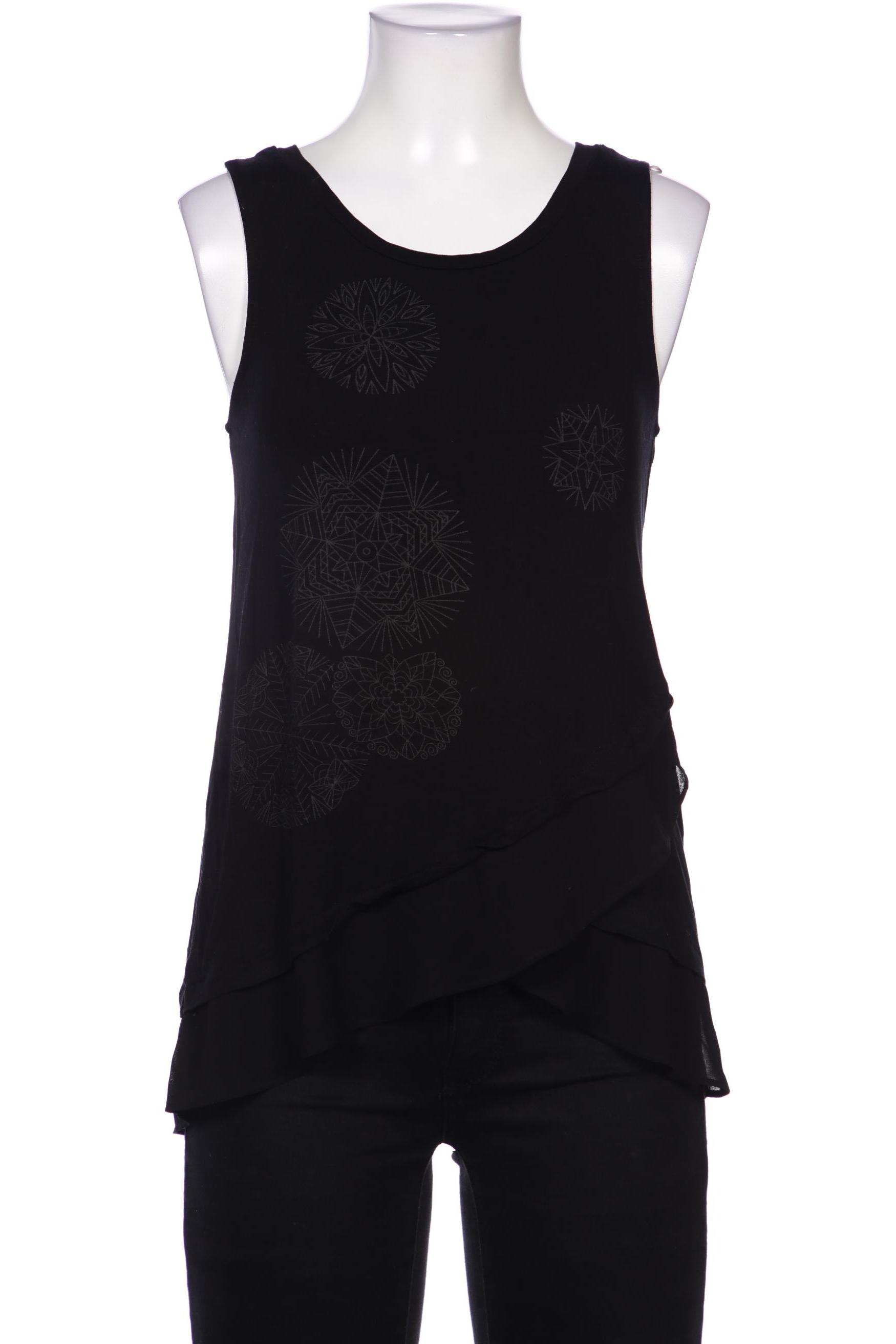 

Desigual Damen Top, schwarz, Gr. 34