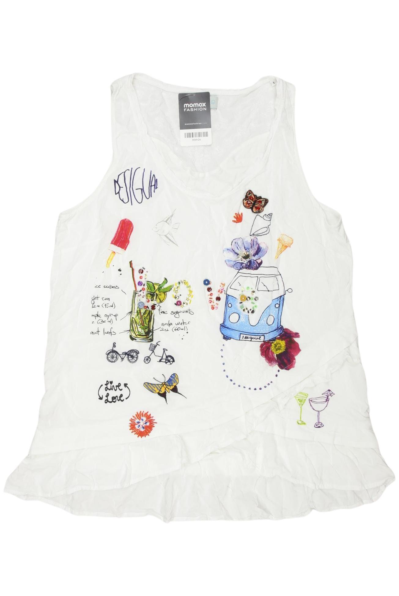 

Desigual Damen Top, weiß, Gr. 42