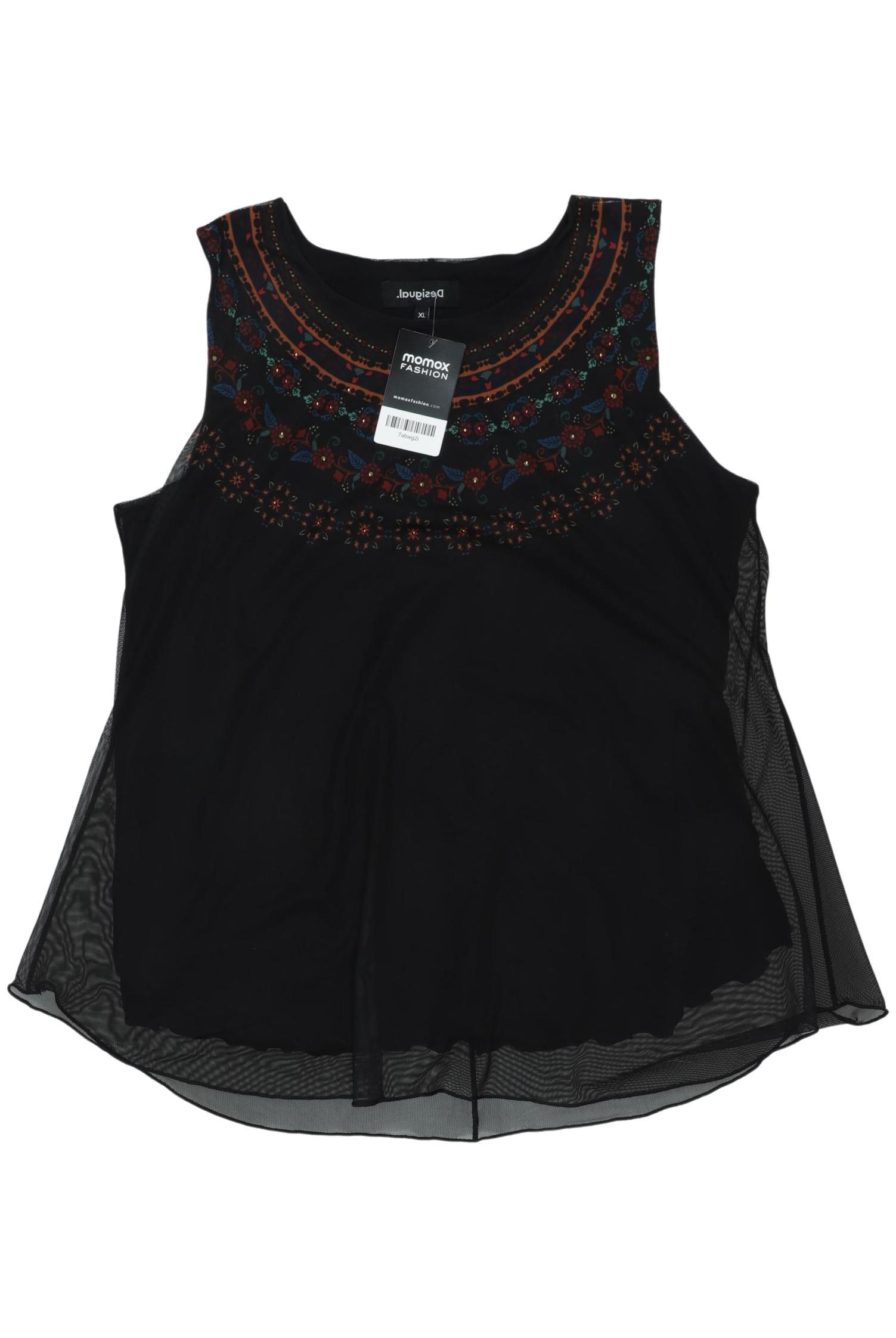 

Desigual Damen Top, schwarz, Gr. 44