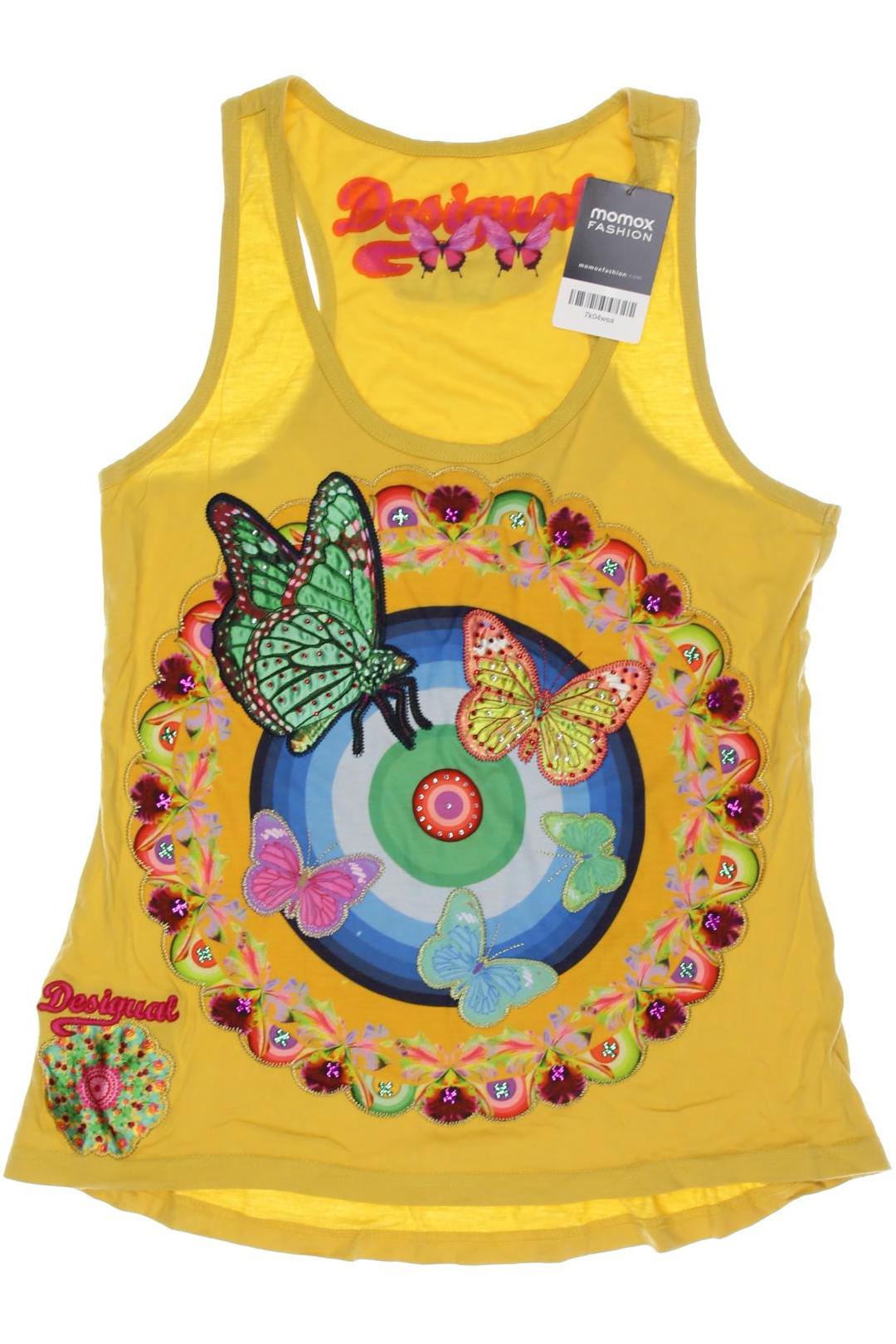 

Desigual Damen Top, gelb, Gr. 38