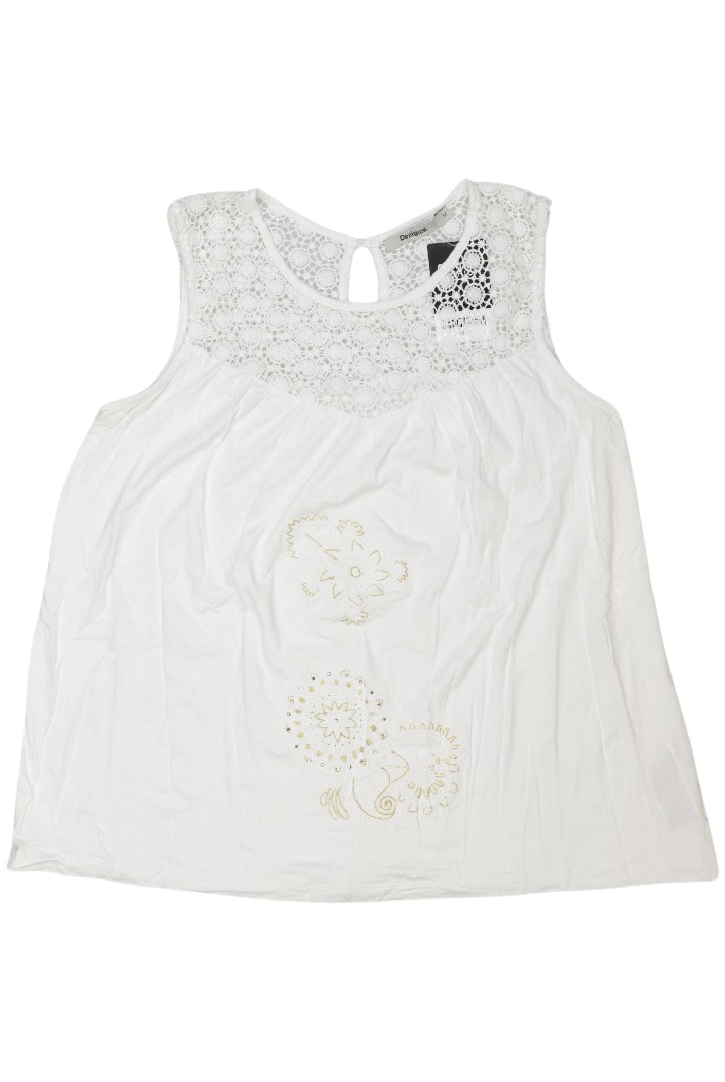 

Desigual Damen Top, weiß, Gr. 38