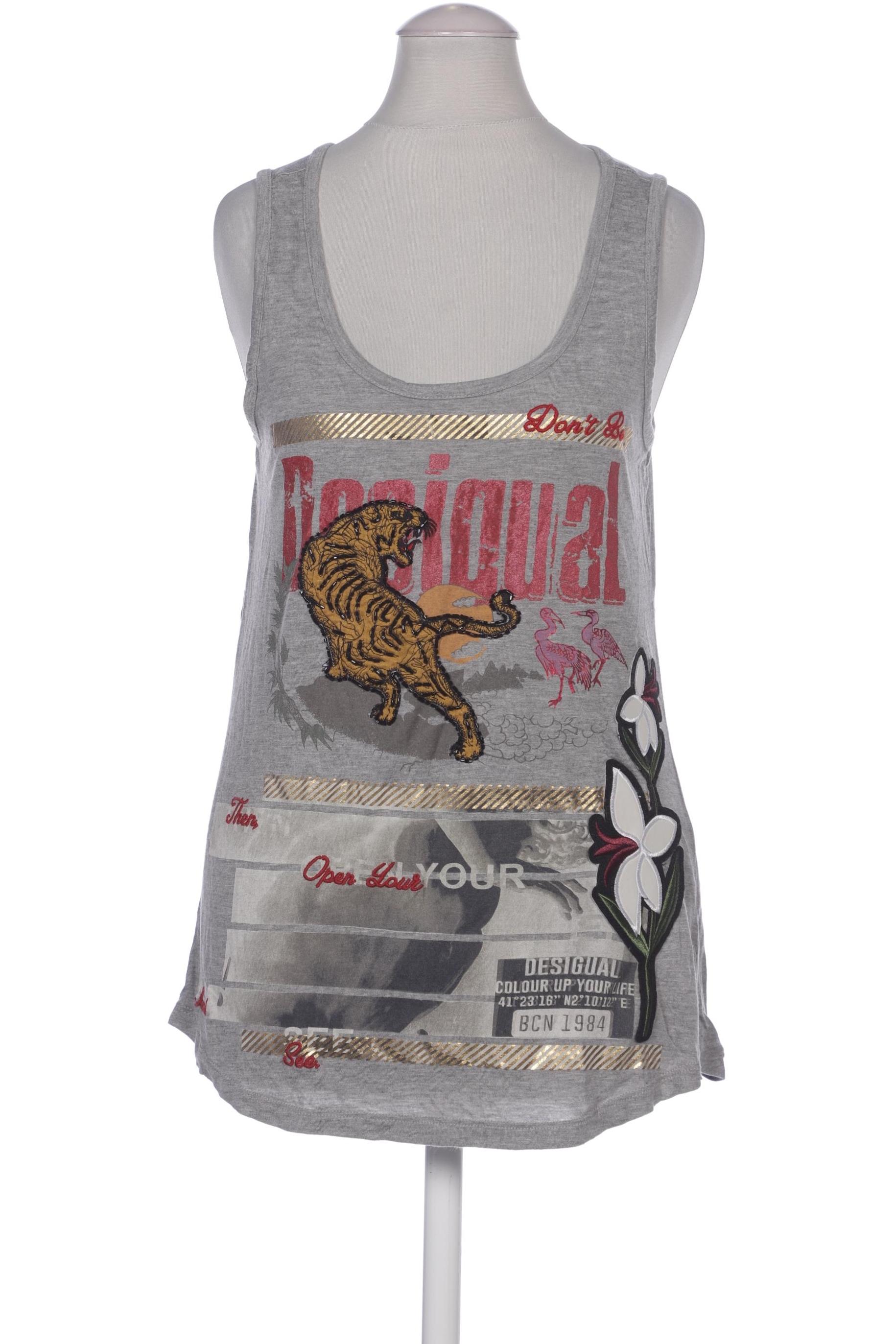 

Desigual Damen Top, grau, Gr. 34