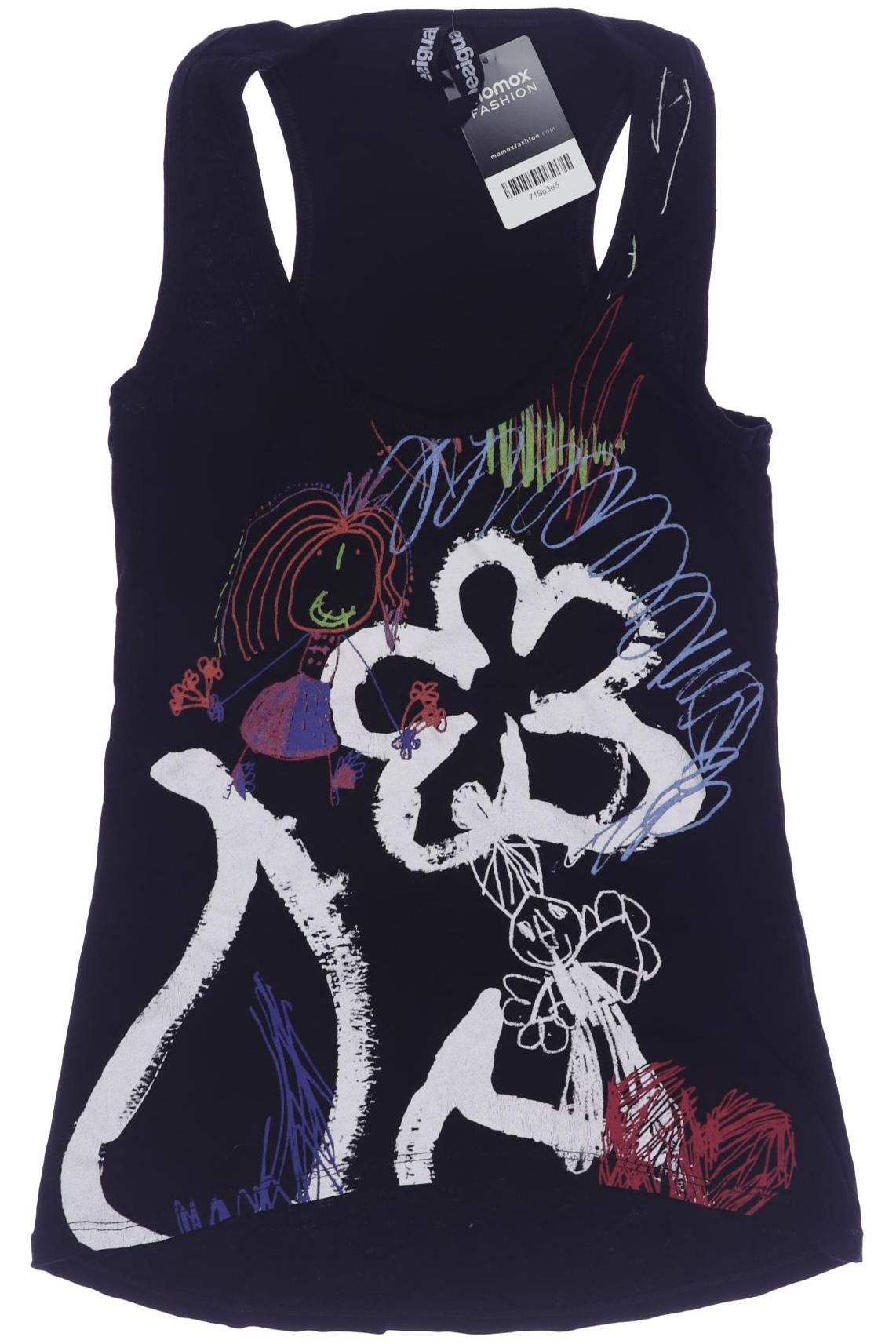 

Desigual Damen Top, schwarz, Gr. 38
