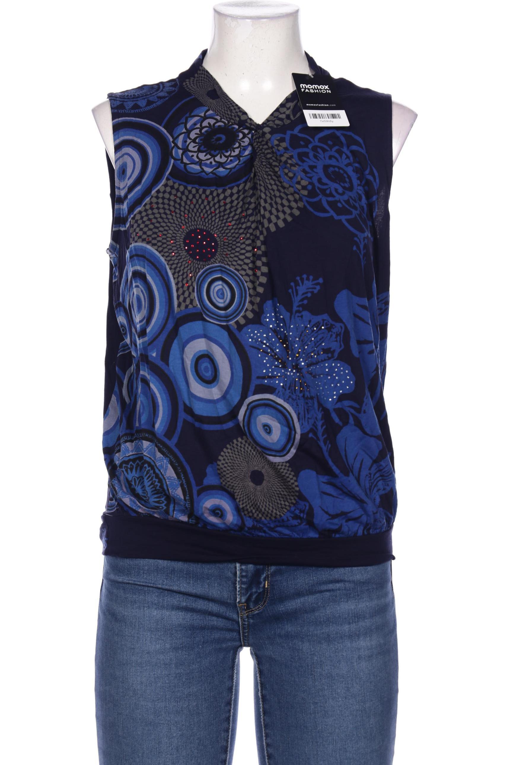 

Desigual Damen Top, marineblau, Gr. 42