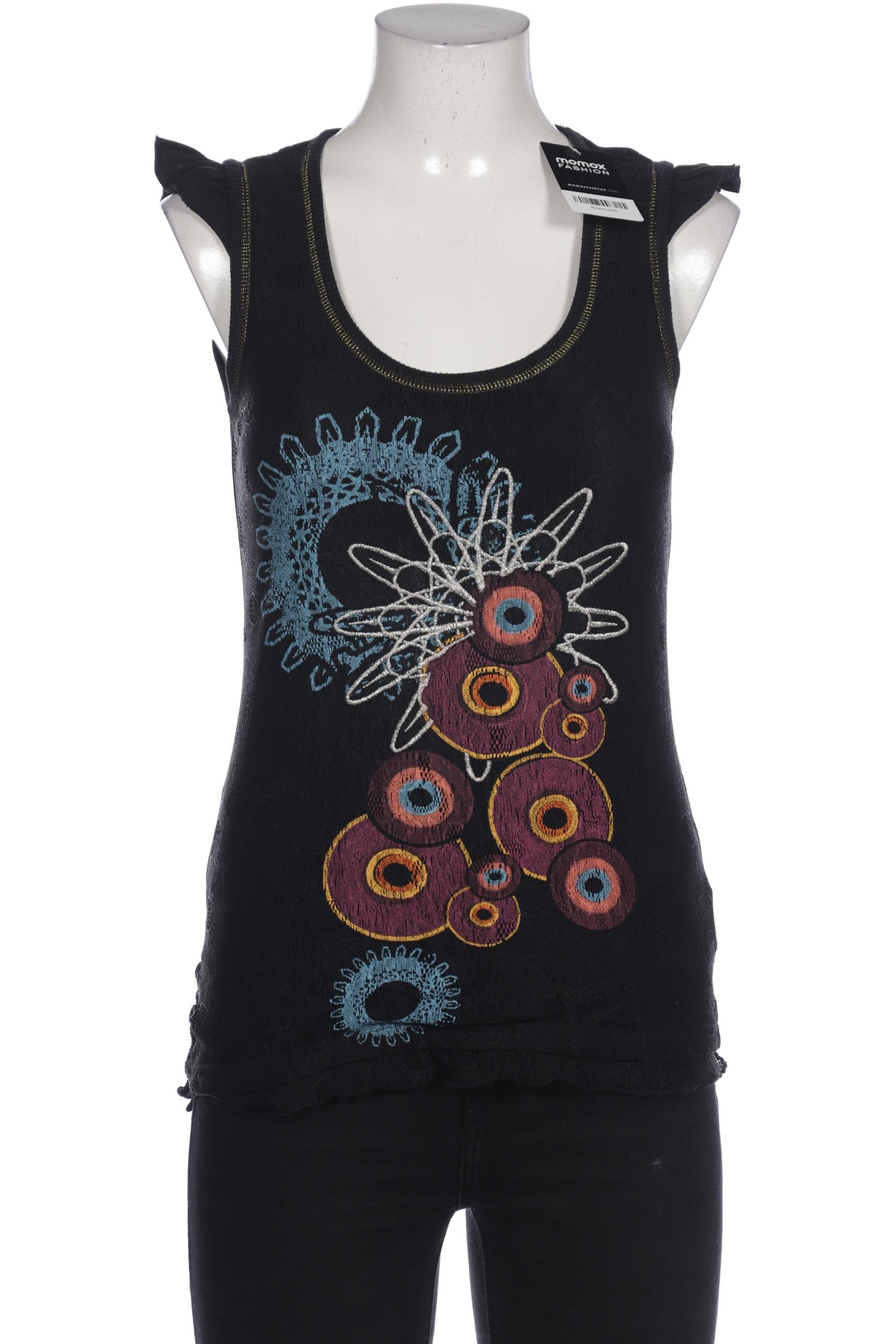 

Desigual Damen Top, schwarz, Gr. 42