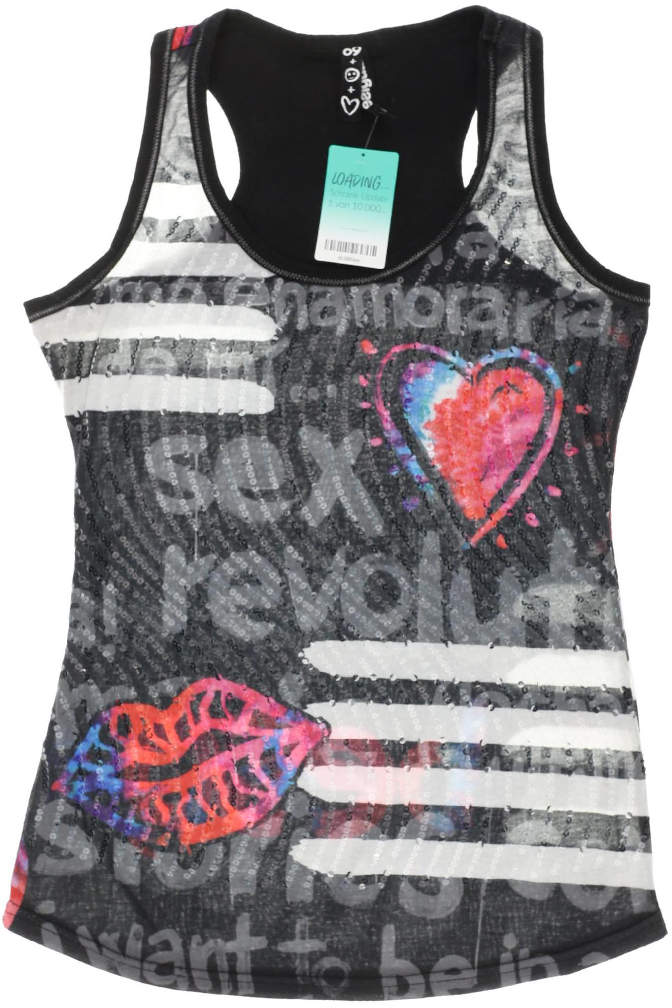 

Desigual Damen Top, schwarz, Gr.