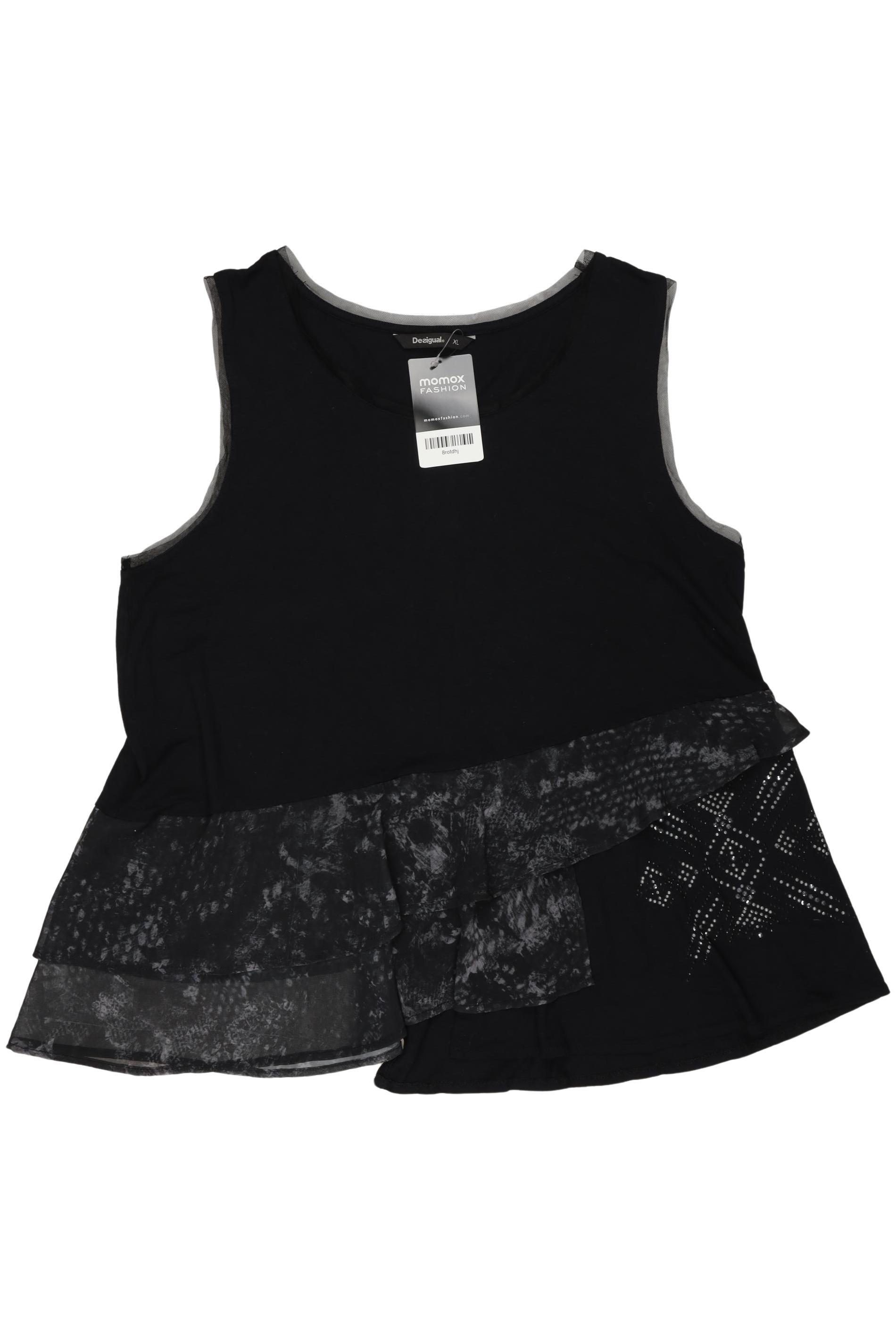 

Desigual Damen Top, schwarz, Gr. 44