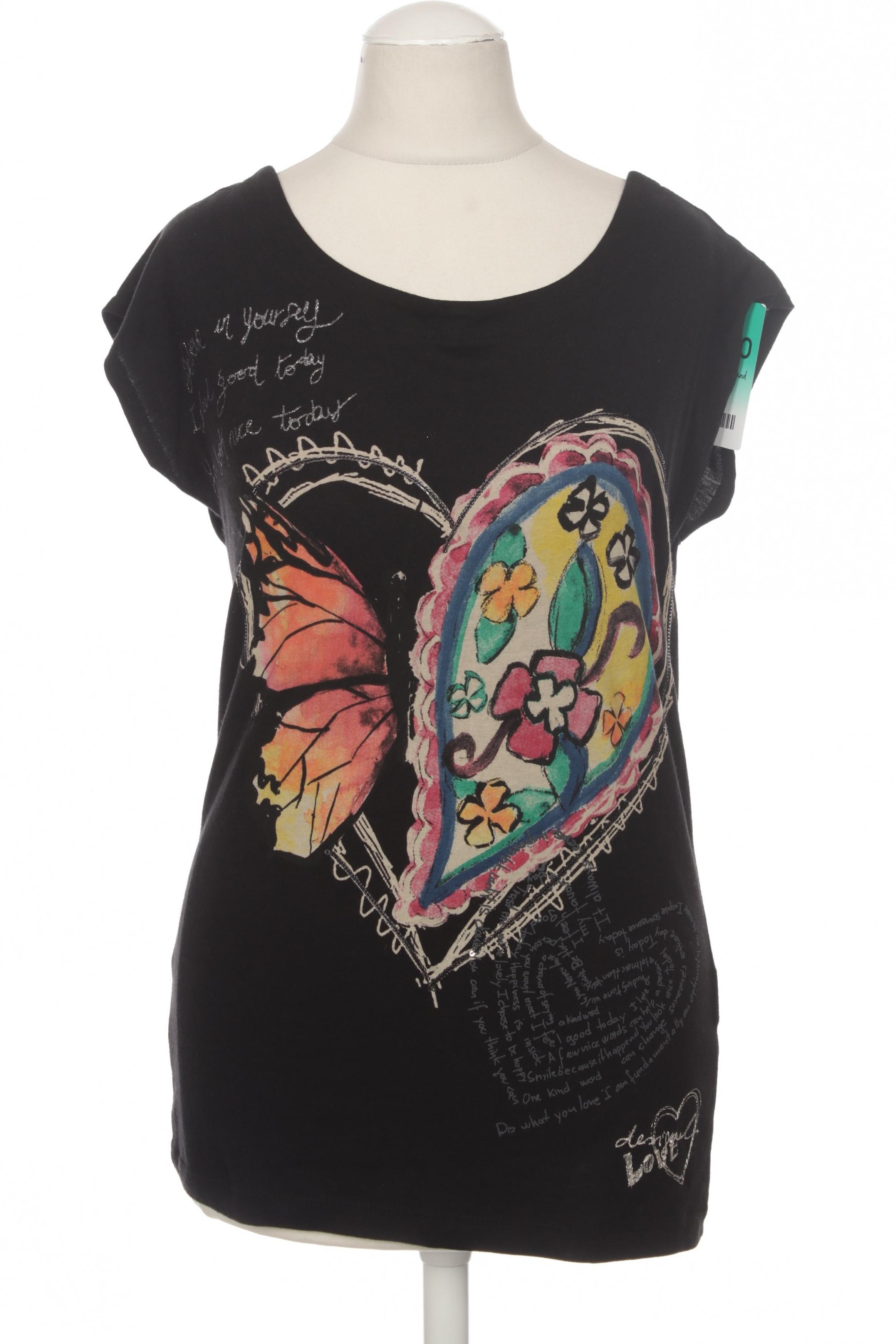 

Desigual Damen Top, schwarz, Gr.