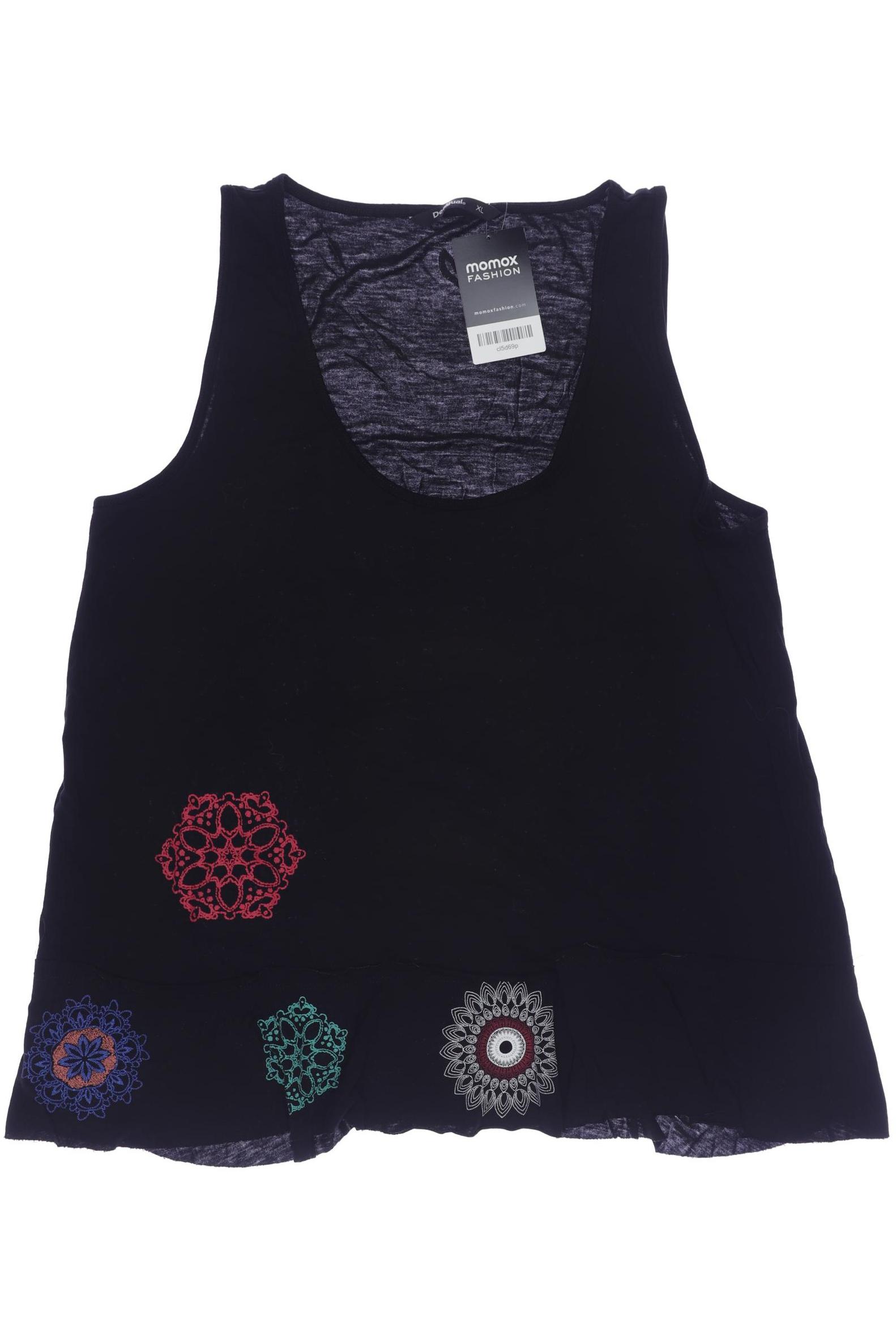 

Desigual Damen Top, schwarz, Gr. 44