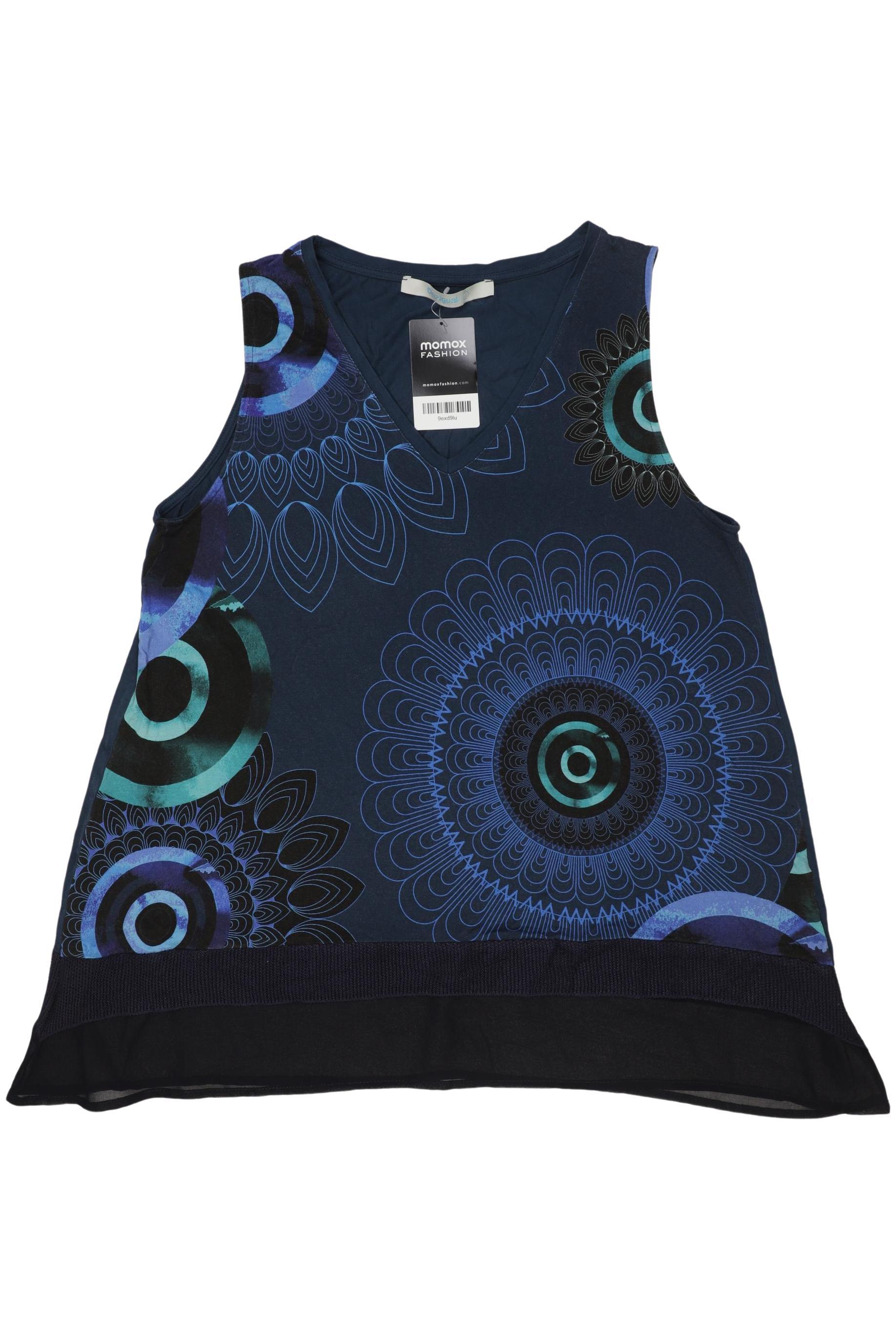 

Desigual Damen Top, marineblau, Gr. 42